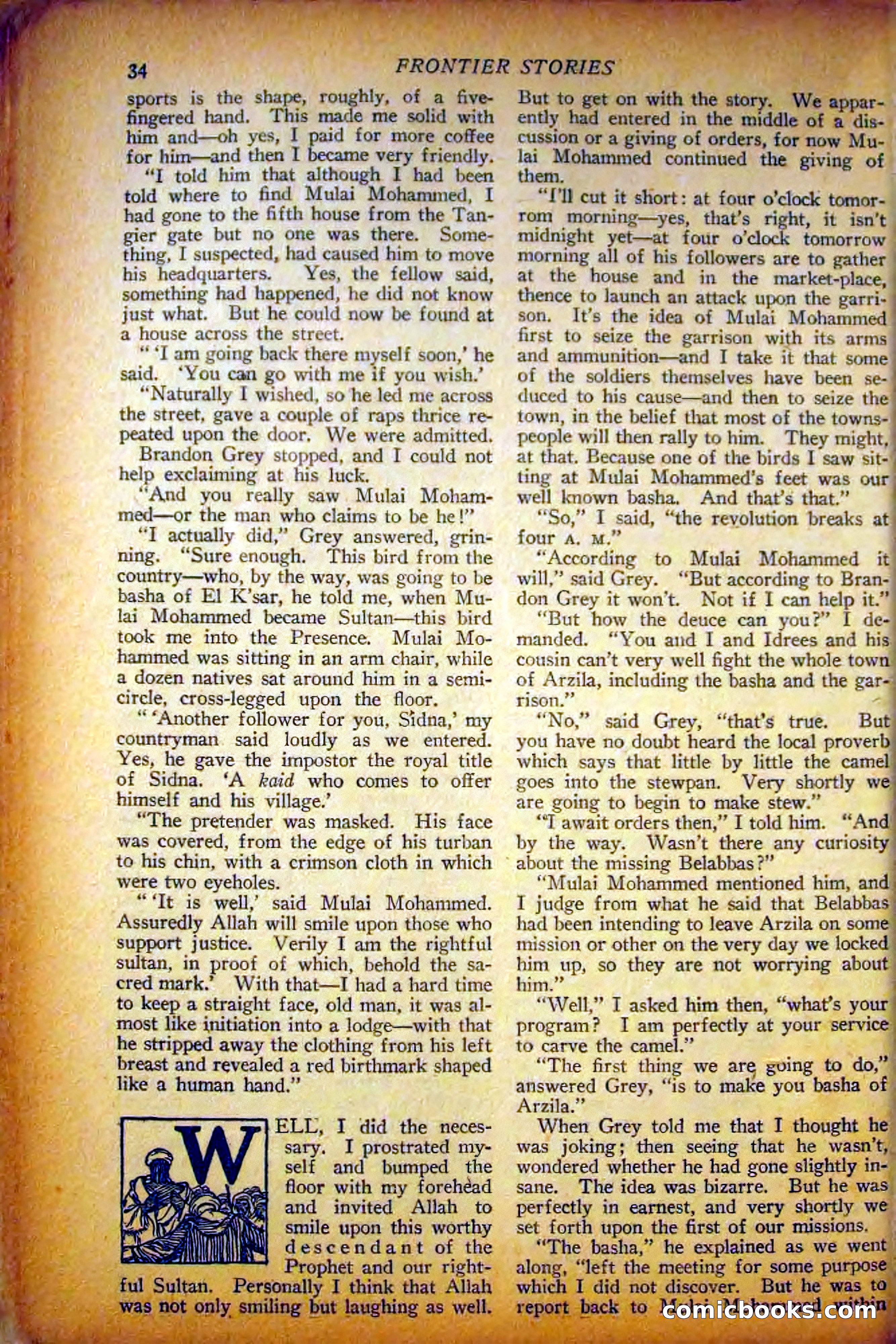 Frontier Stories, May 1927 — page 46 of 188