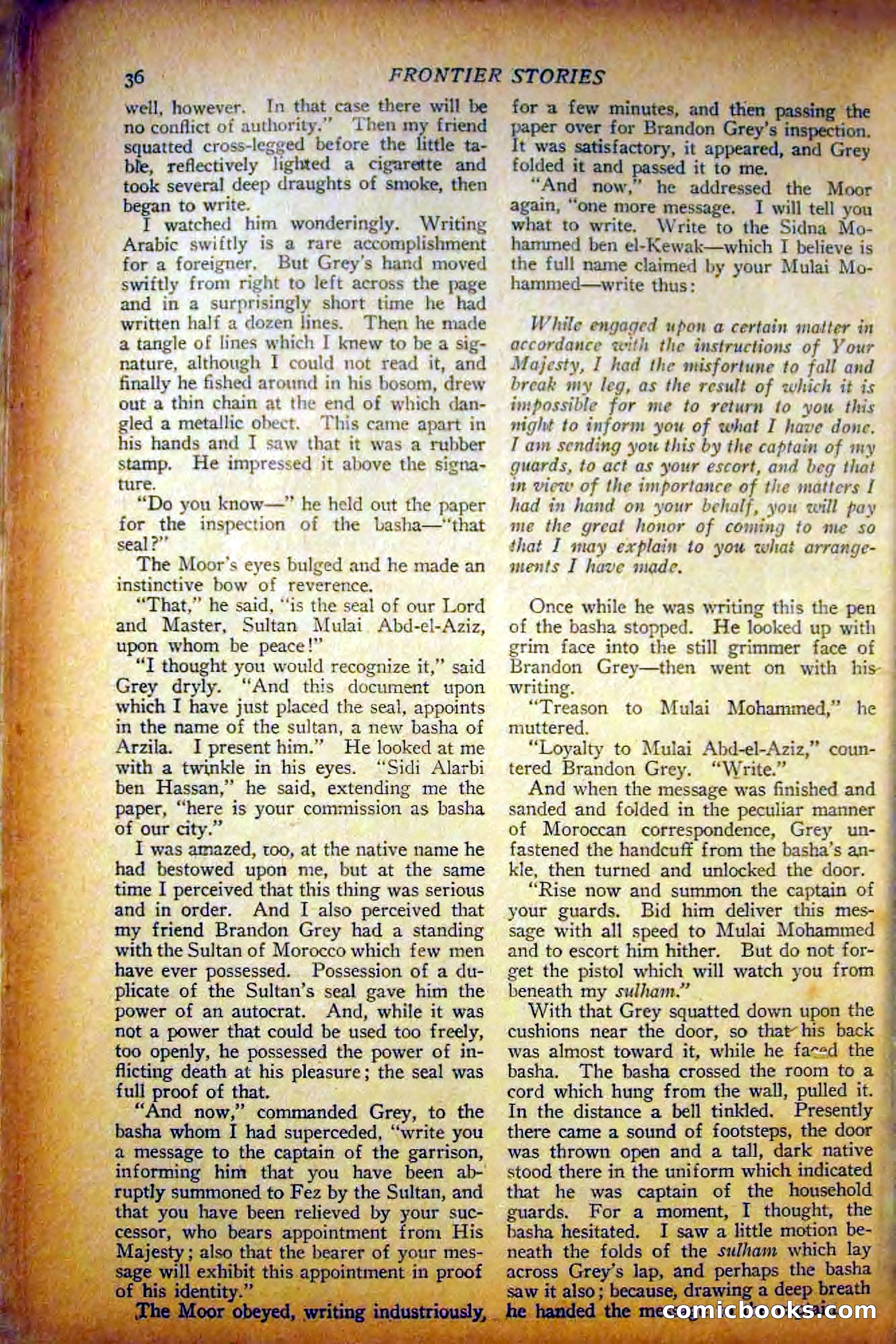 Frontier Stories, May 1927 — page 48 of 188