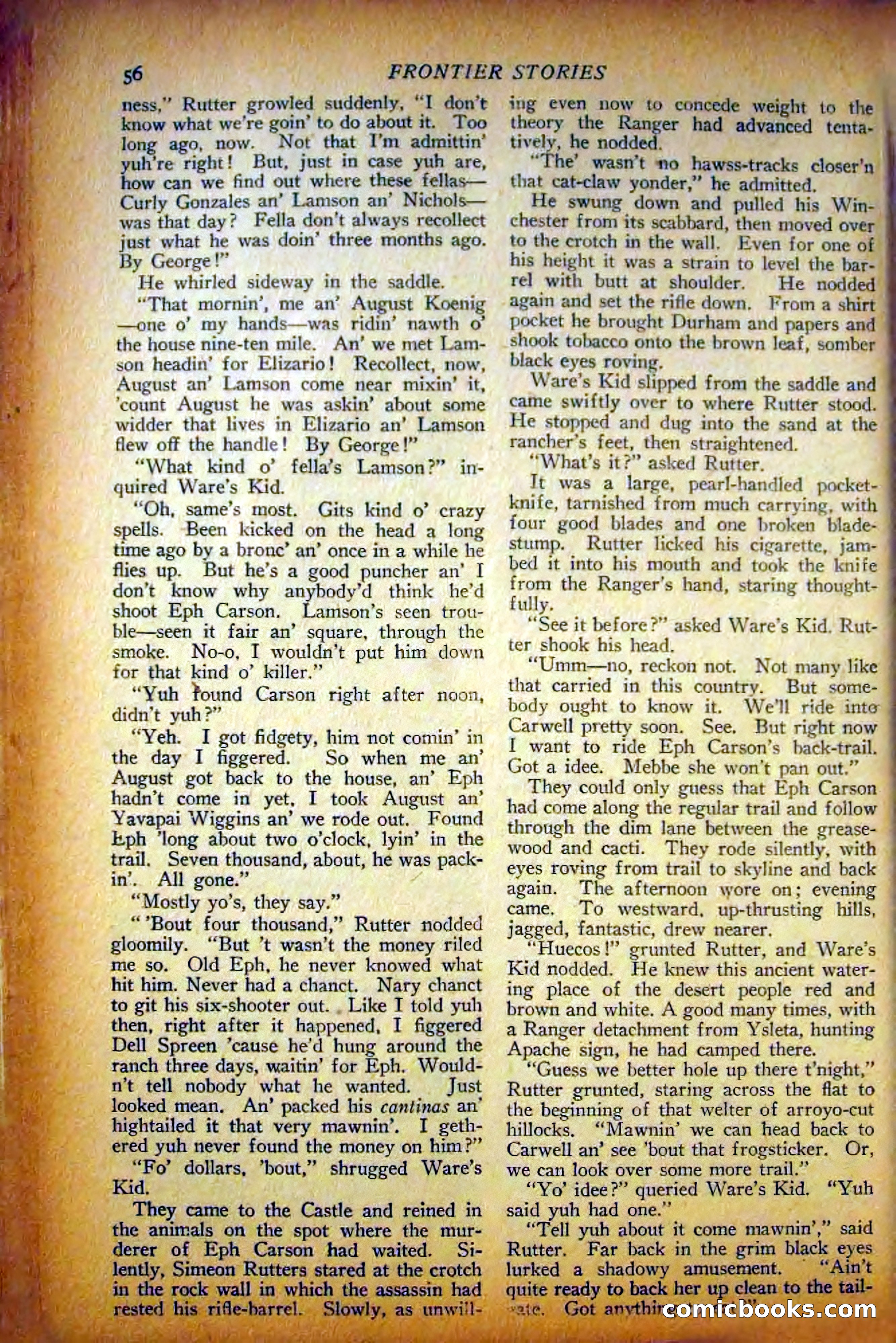 Frontier Stories, May 1927 — page 68 of 188