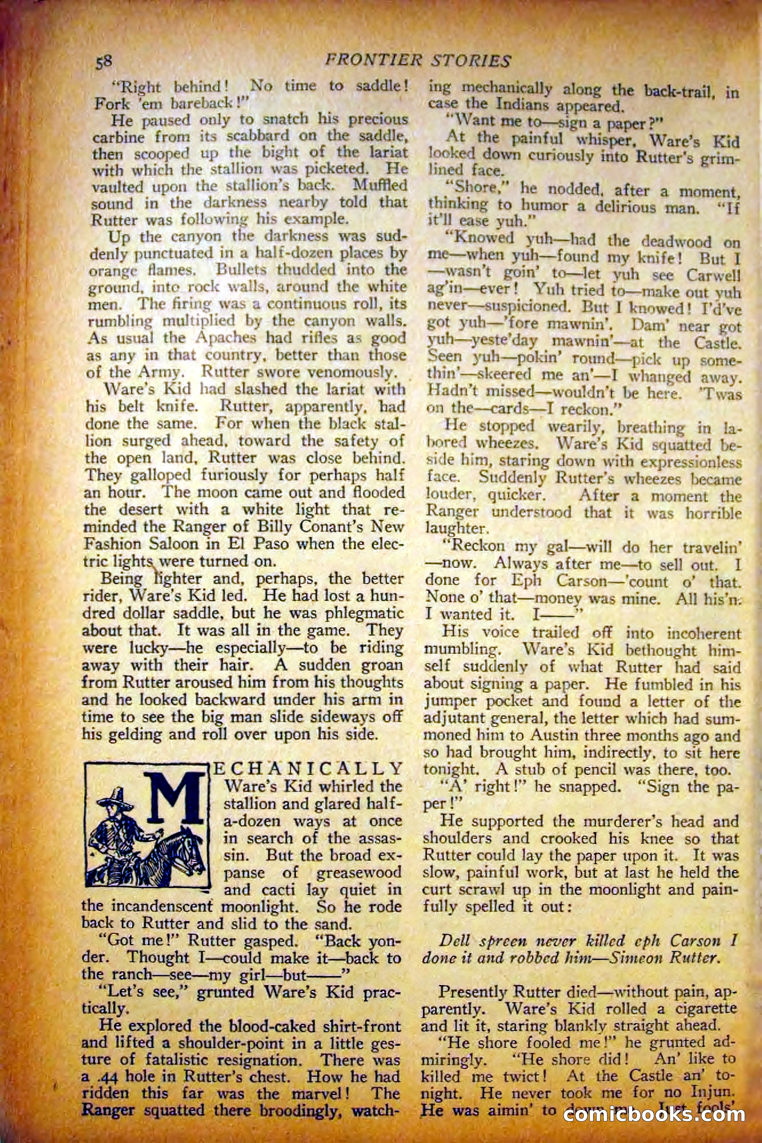 Frontier Stories, May 1927 — page 70 of 188