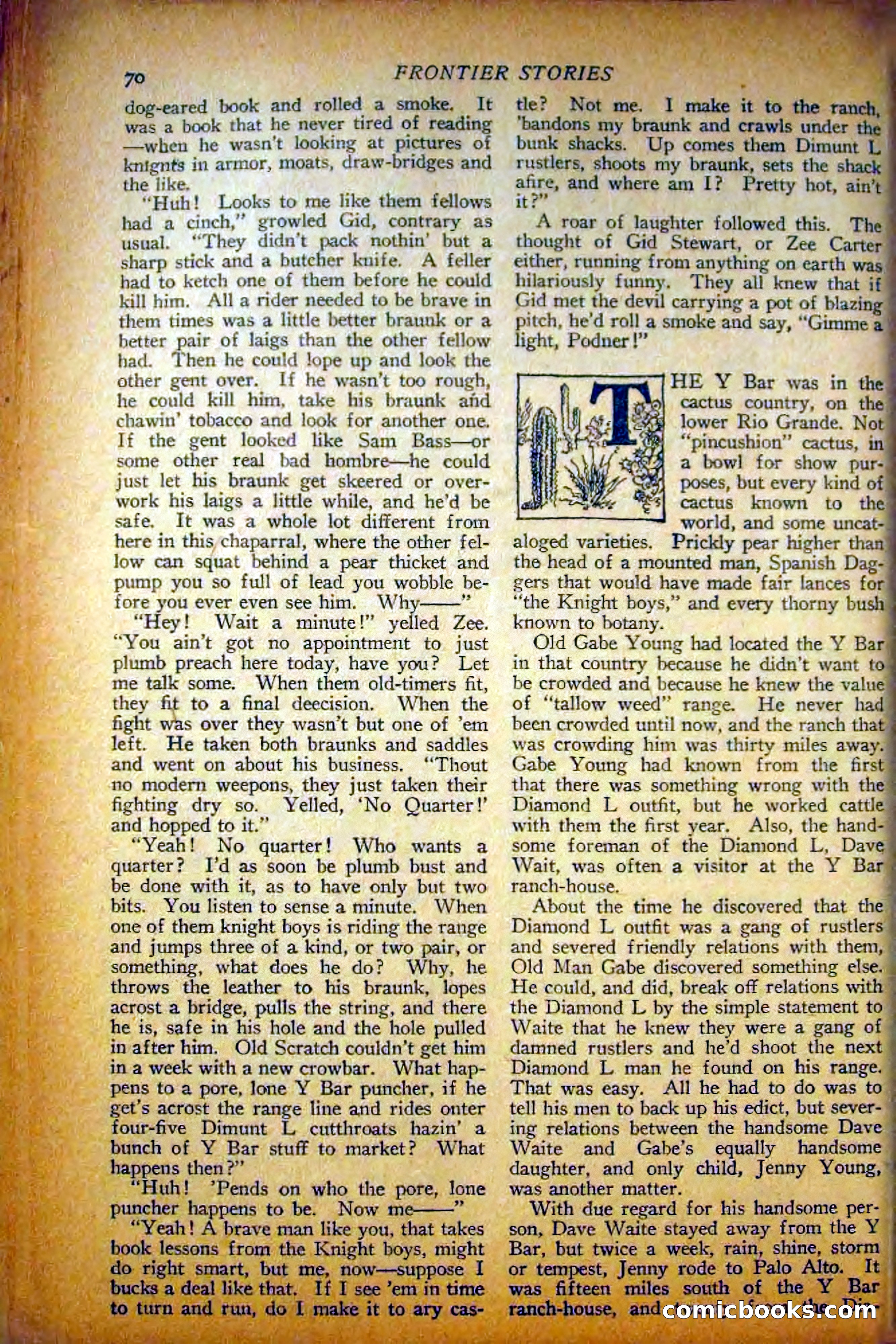 Frontier Stories, May 1927 — page 82 of 188
