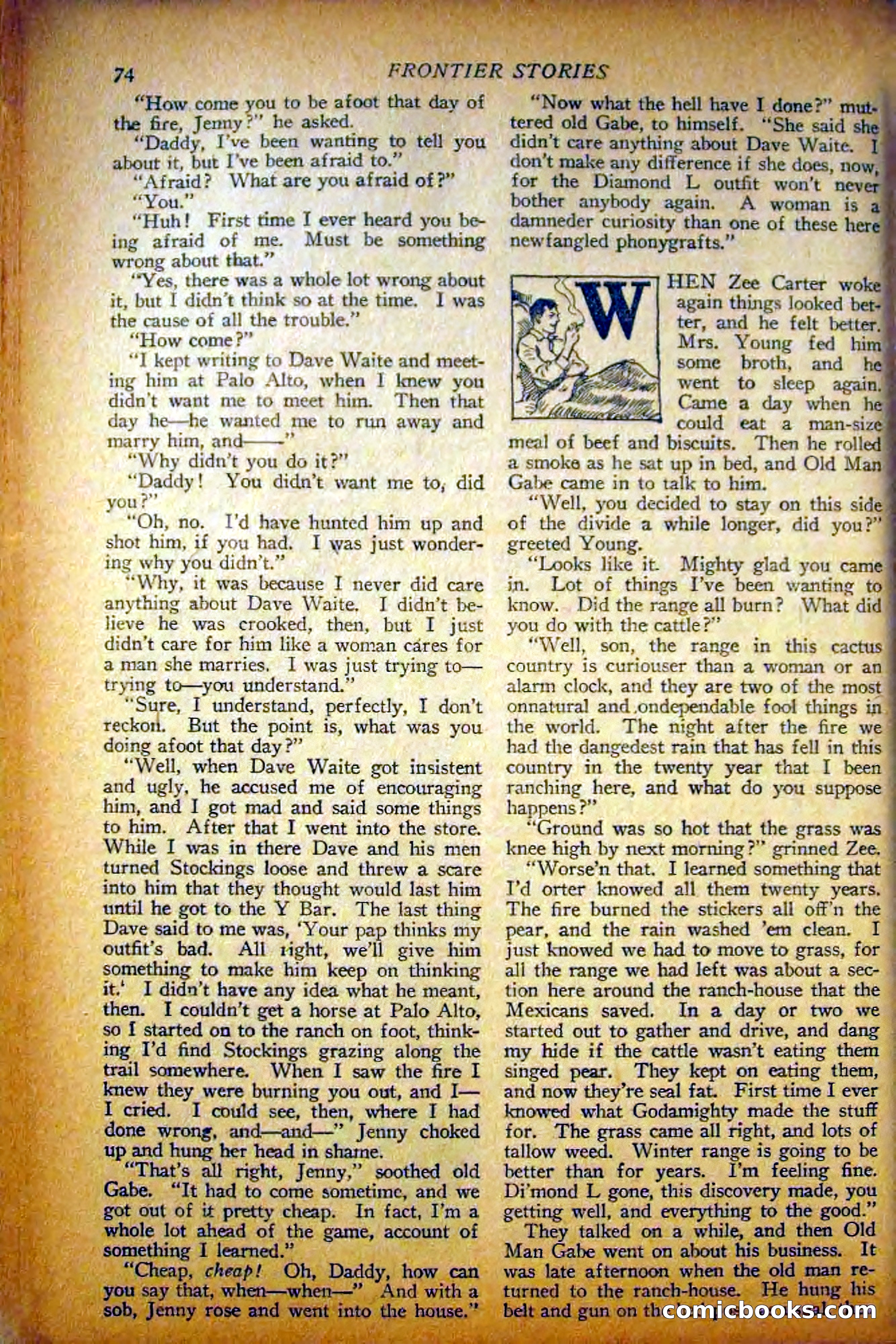 Frontier Stories, May 1927 — page 86 of 188