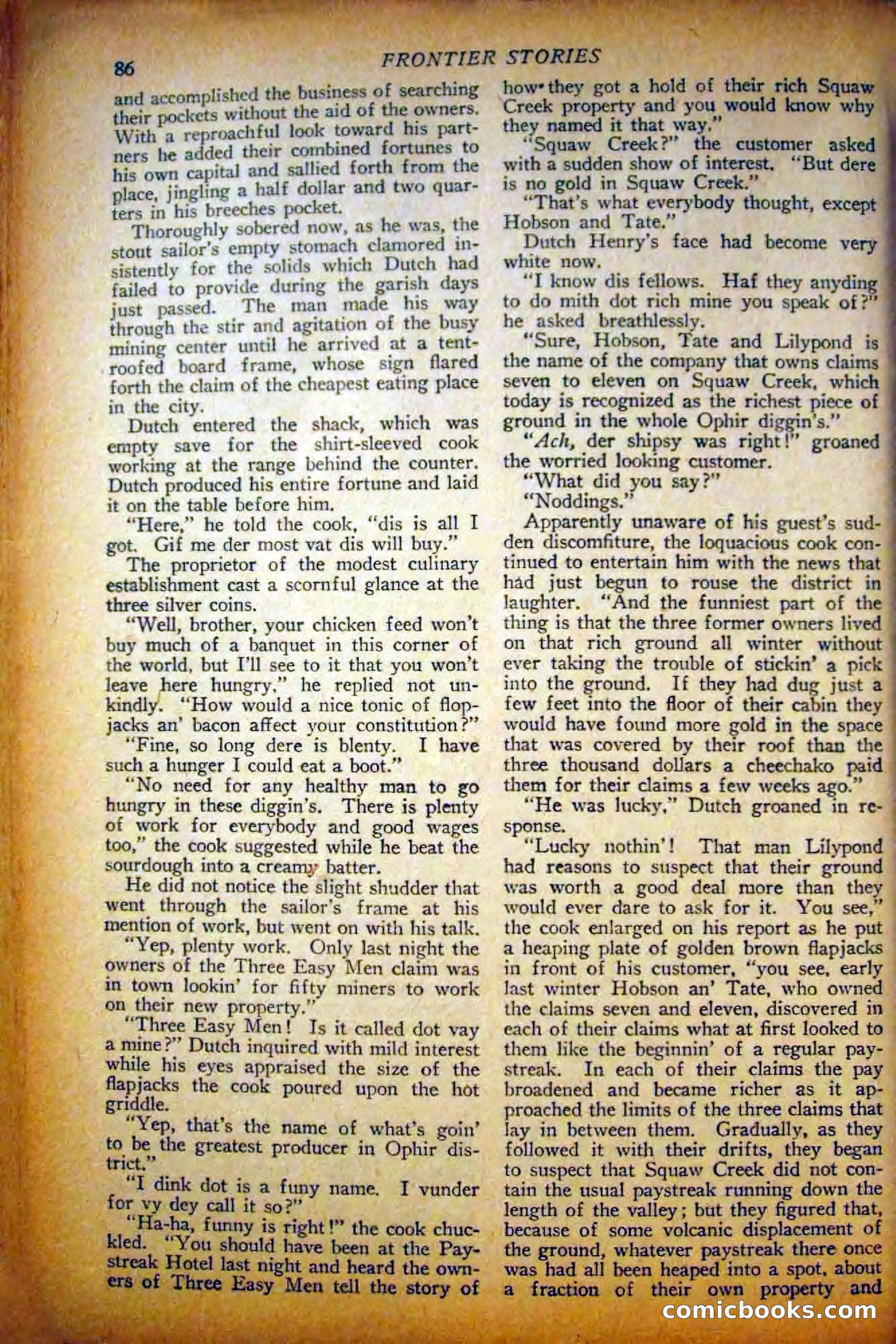 Frontier Stories, May 1927 — page 96 of 188