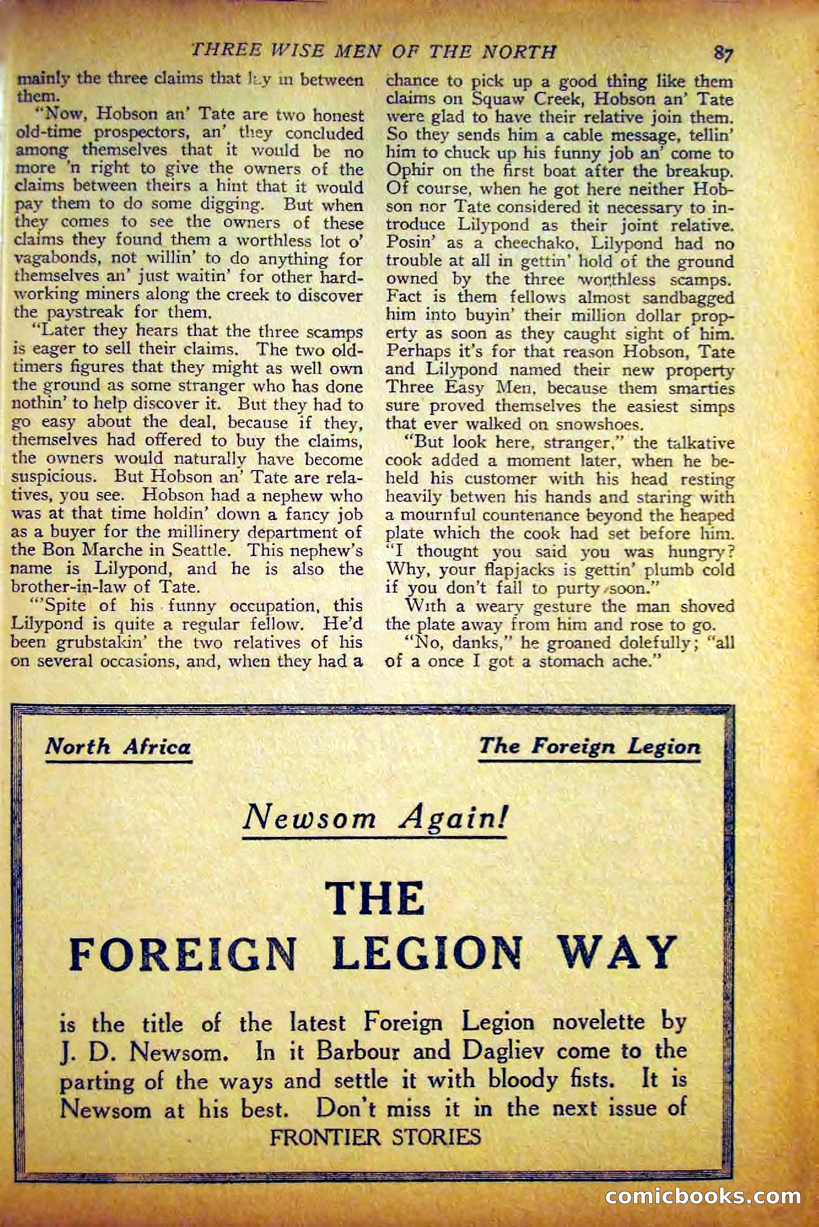 Frontier Stories, May 1927 — page 97 of 188