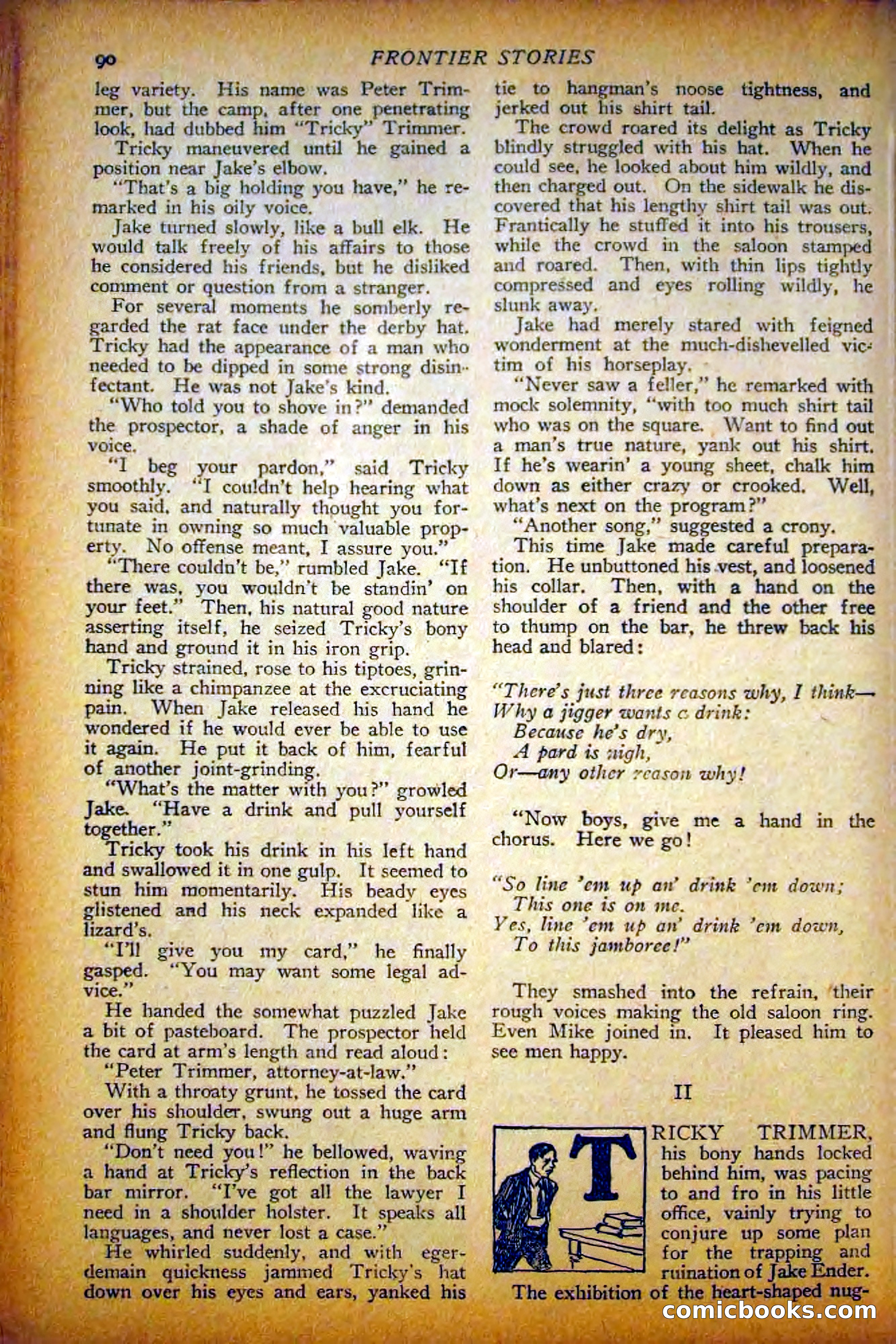 Frontier Stories, May 1927 — page 100 of 188