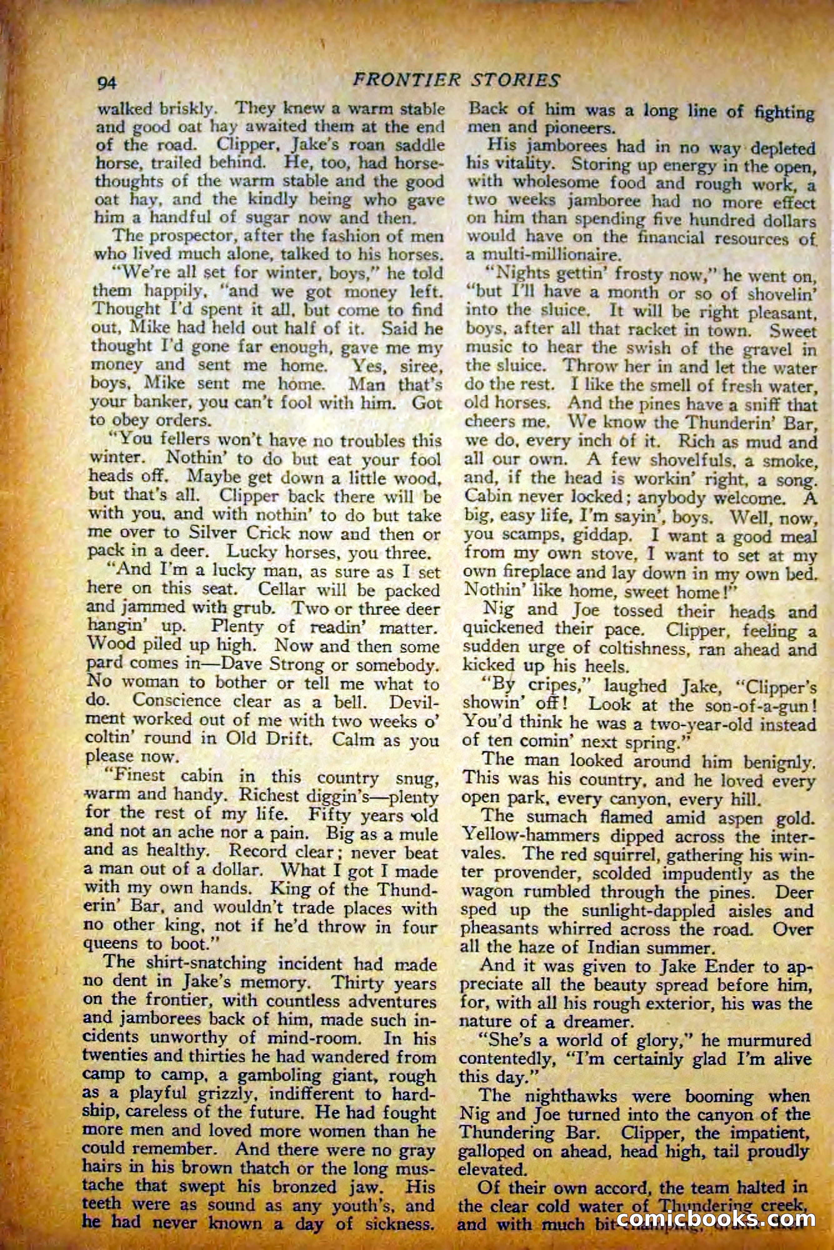 Frontier Stories, May 1927 — page 104 of 188