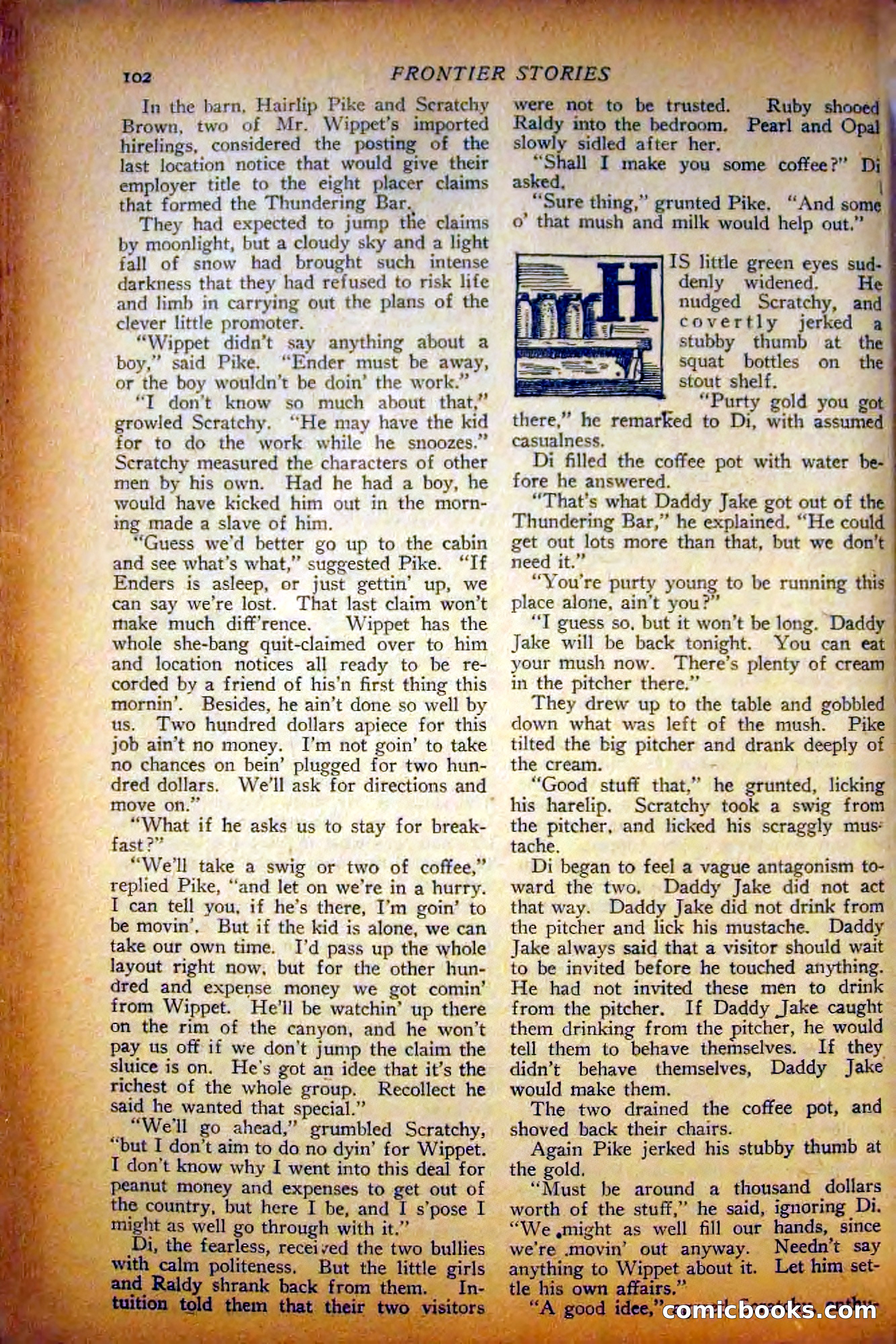 Frontier Stories, May 1927 — page 112 of 188