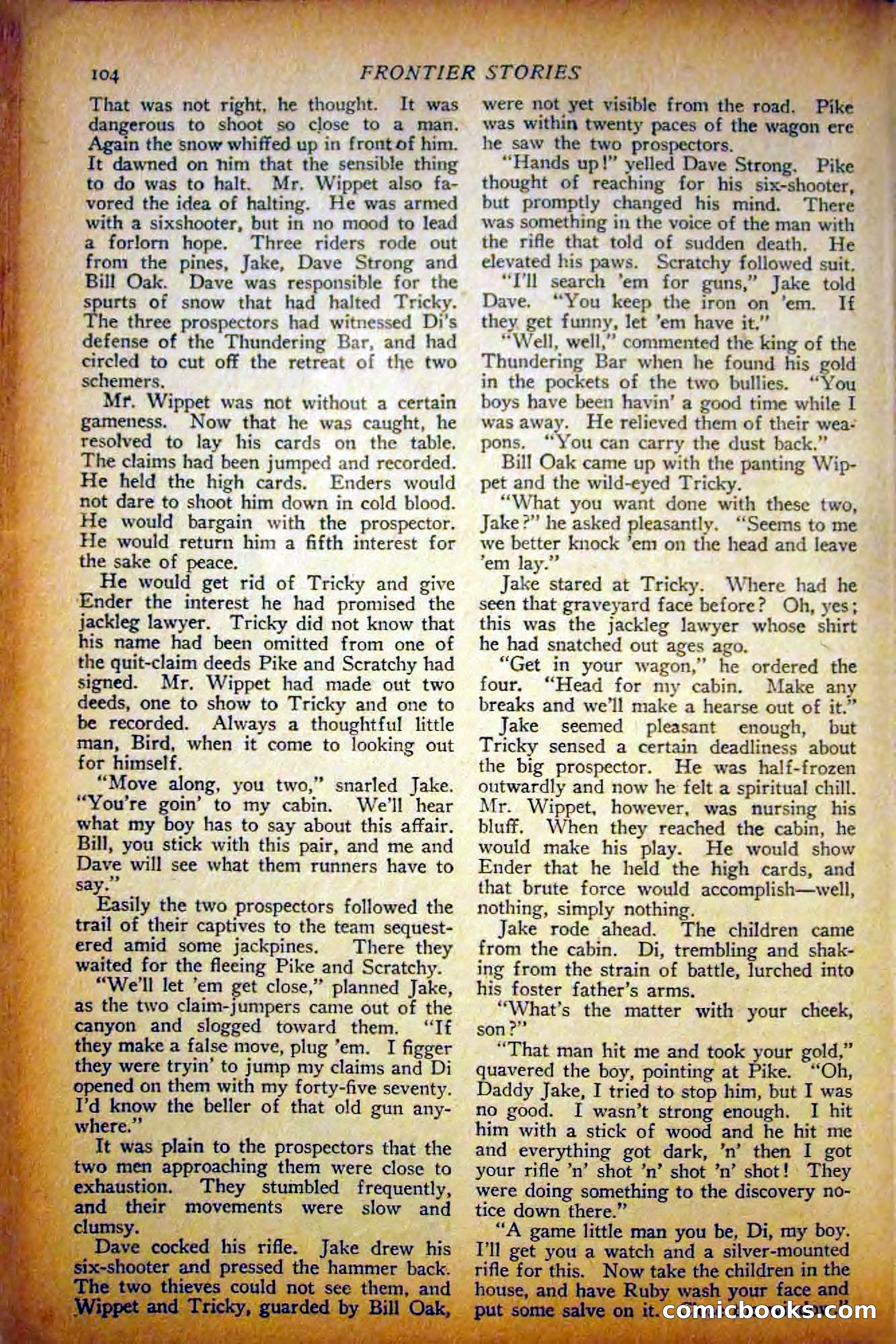 Frontier Stories, May 1927 — page 114 of 188