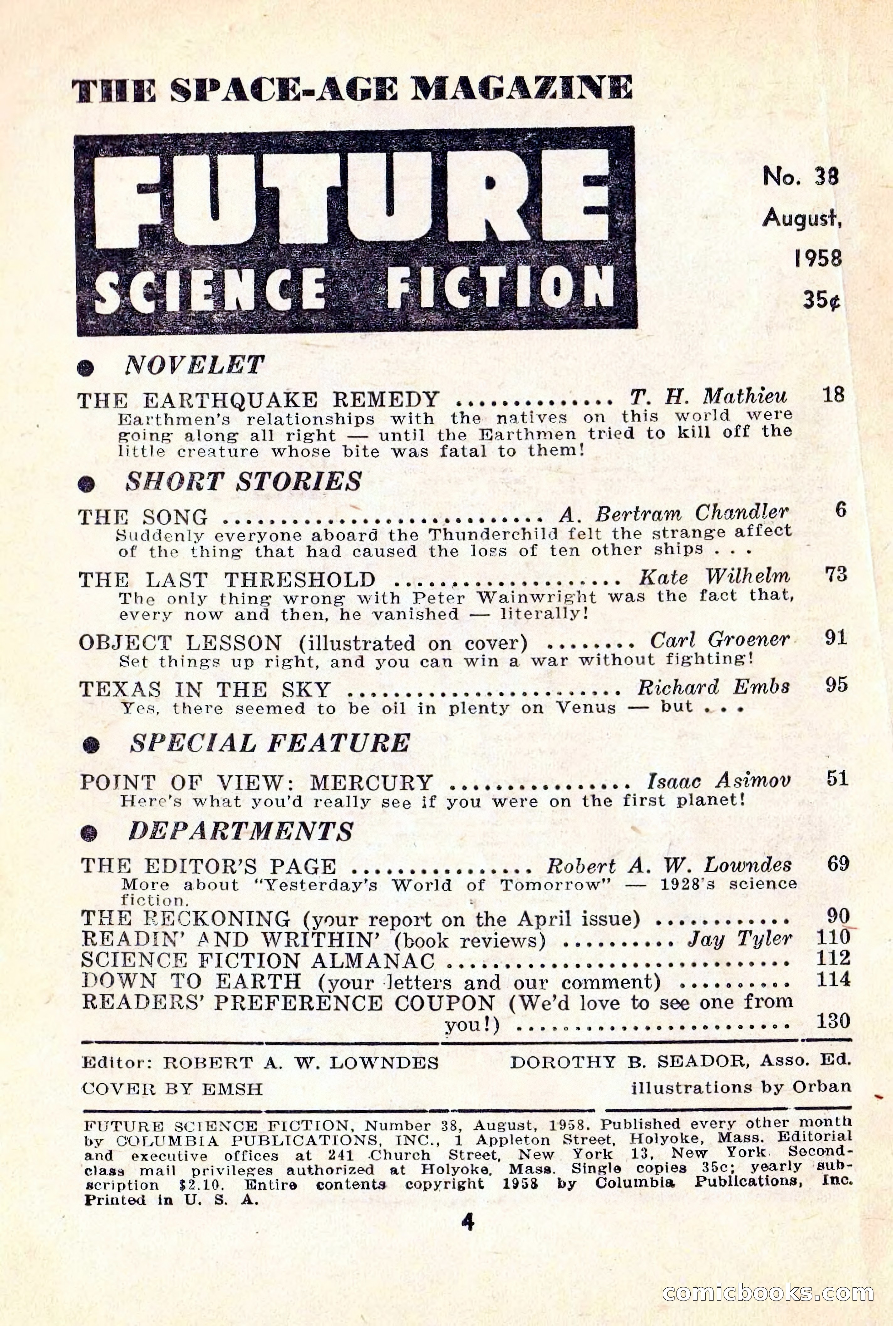 Future Science Fiction #38 — page 5 of 132