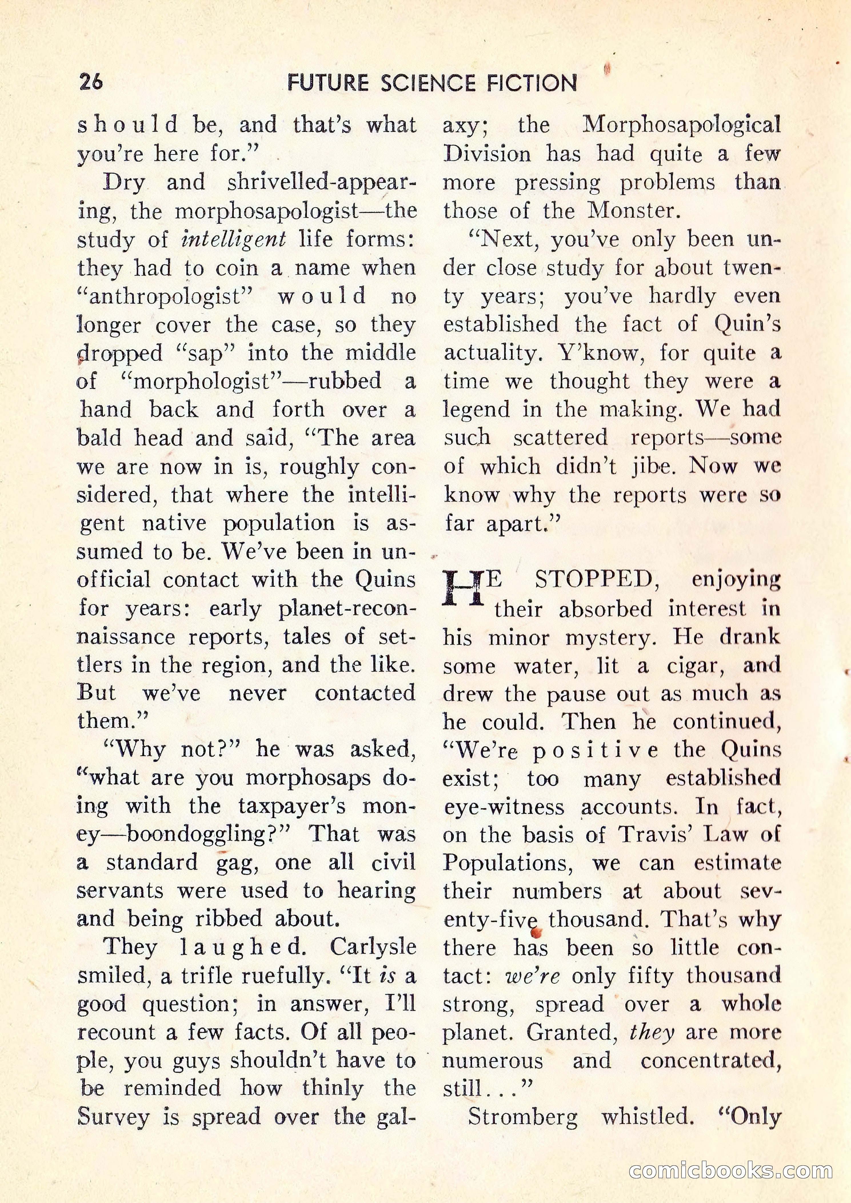 Future Science Fiction #38 — page 27 of 132
