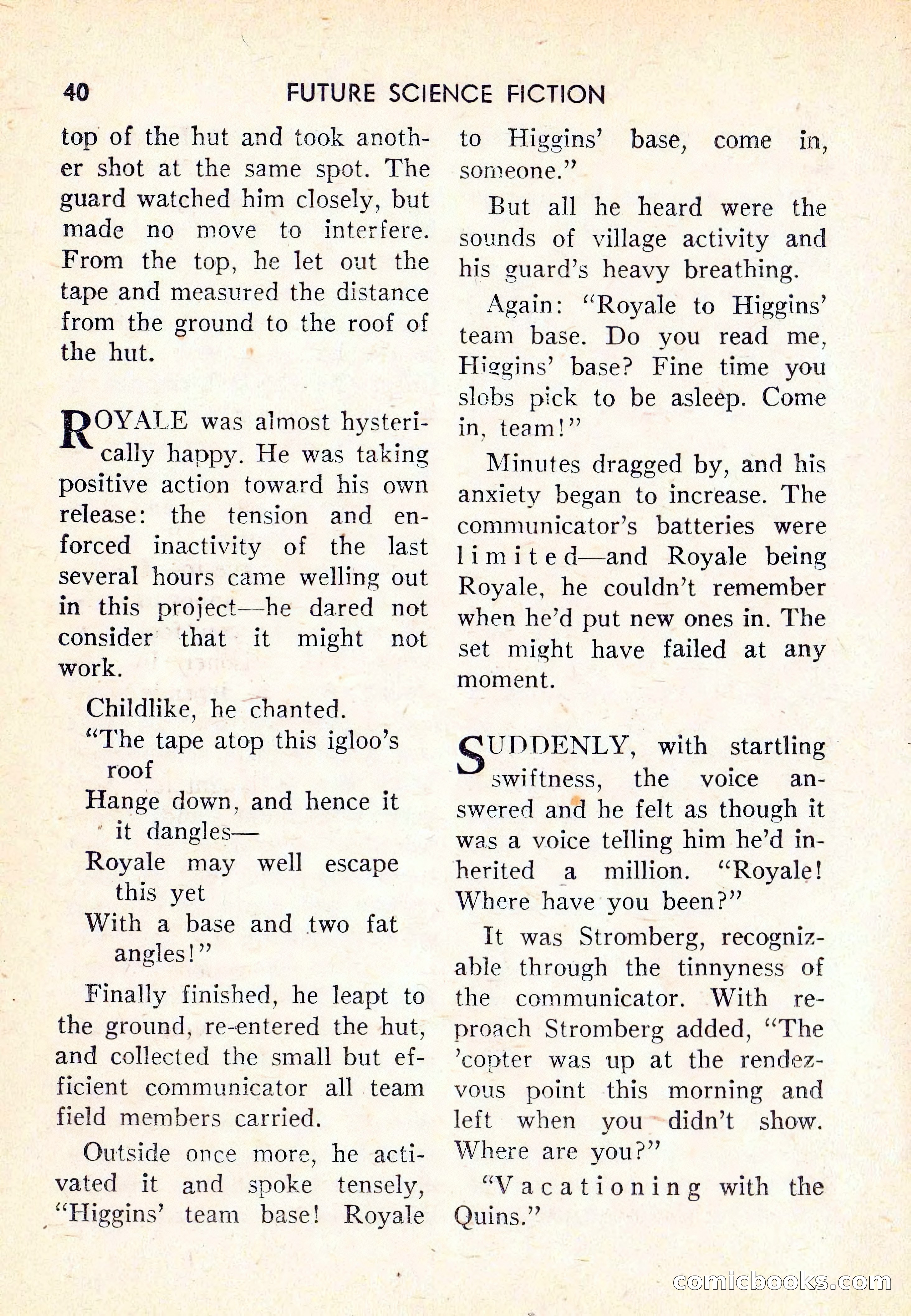 Future Science Fiction #38 — page 41 of 132