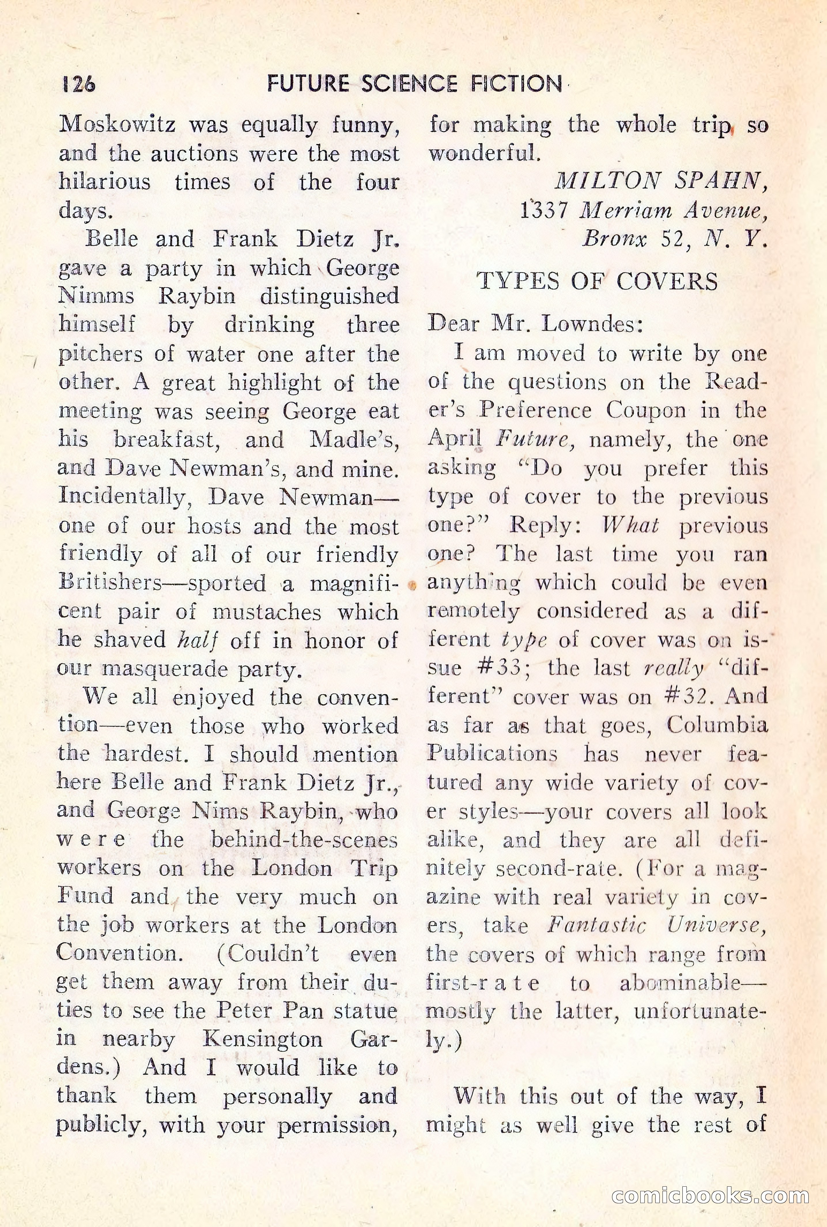 Future Science Fiction #38 — page 127 of 132
