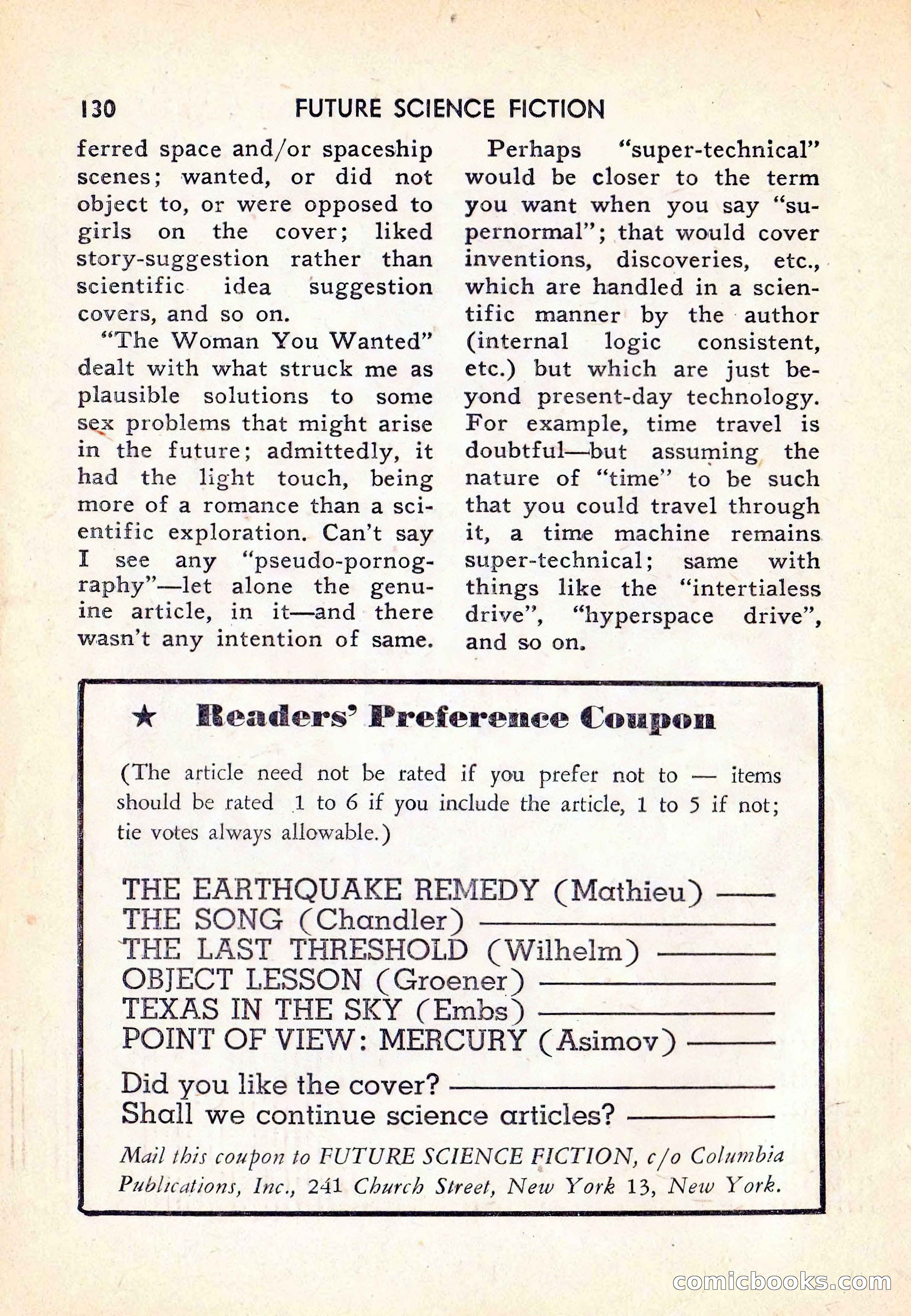 Future Science Fiction #38 — page 131 of 132