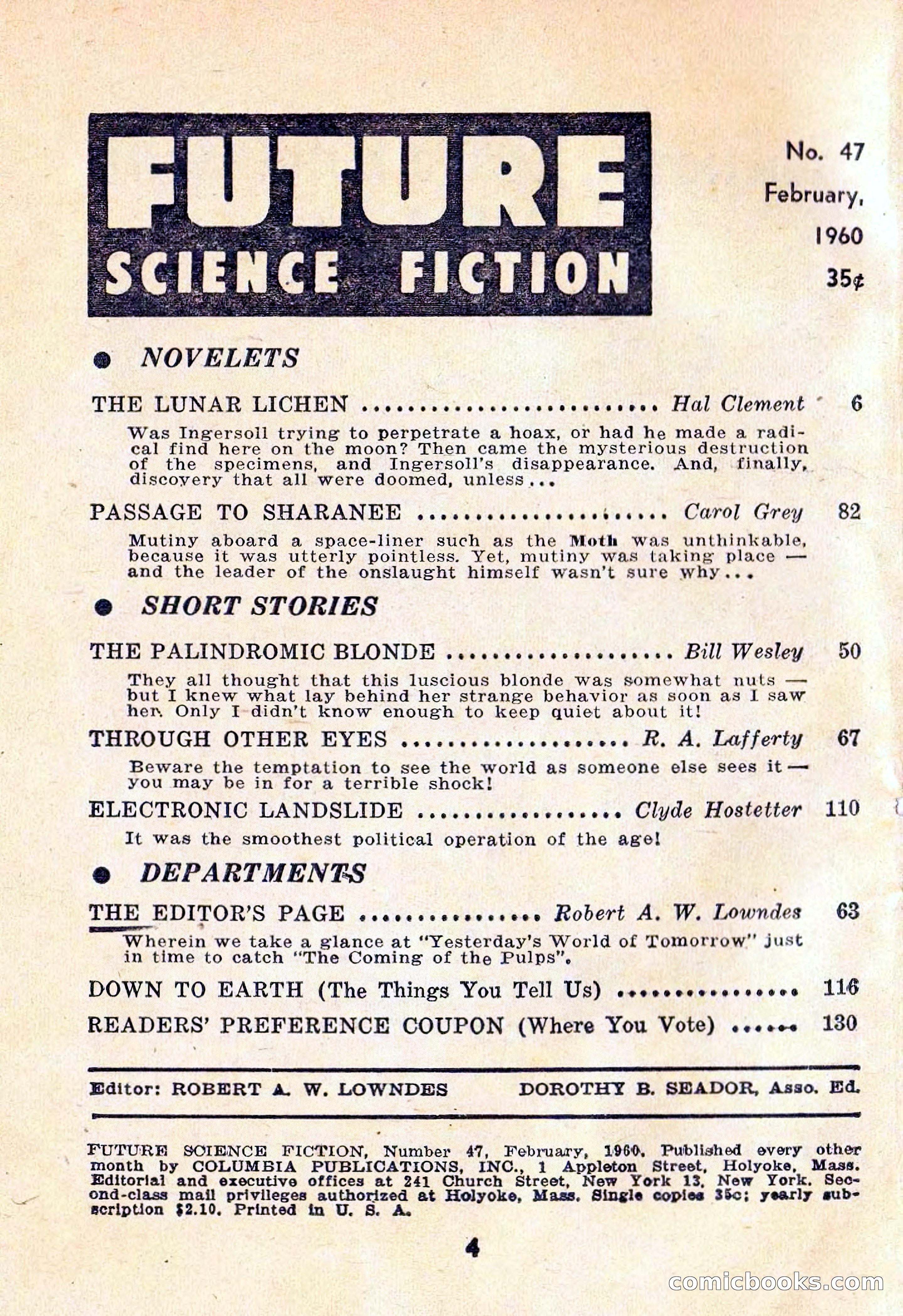 Future Science Fiction #47 — page 5 of 132