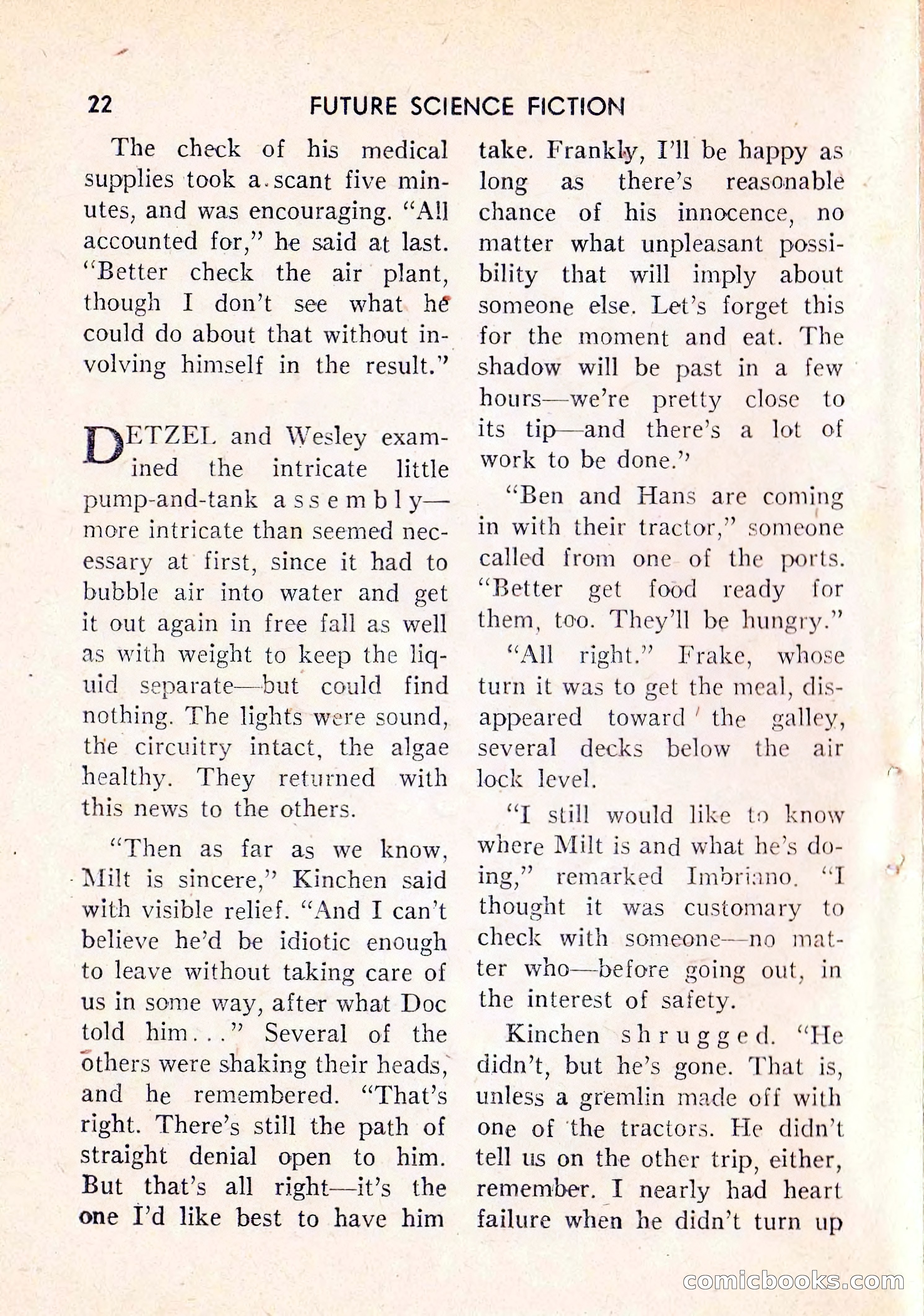 Future Science Fiction #47 — page 23 of 132