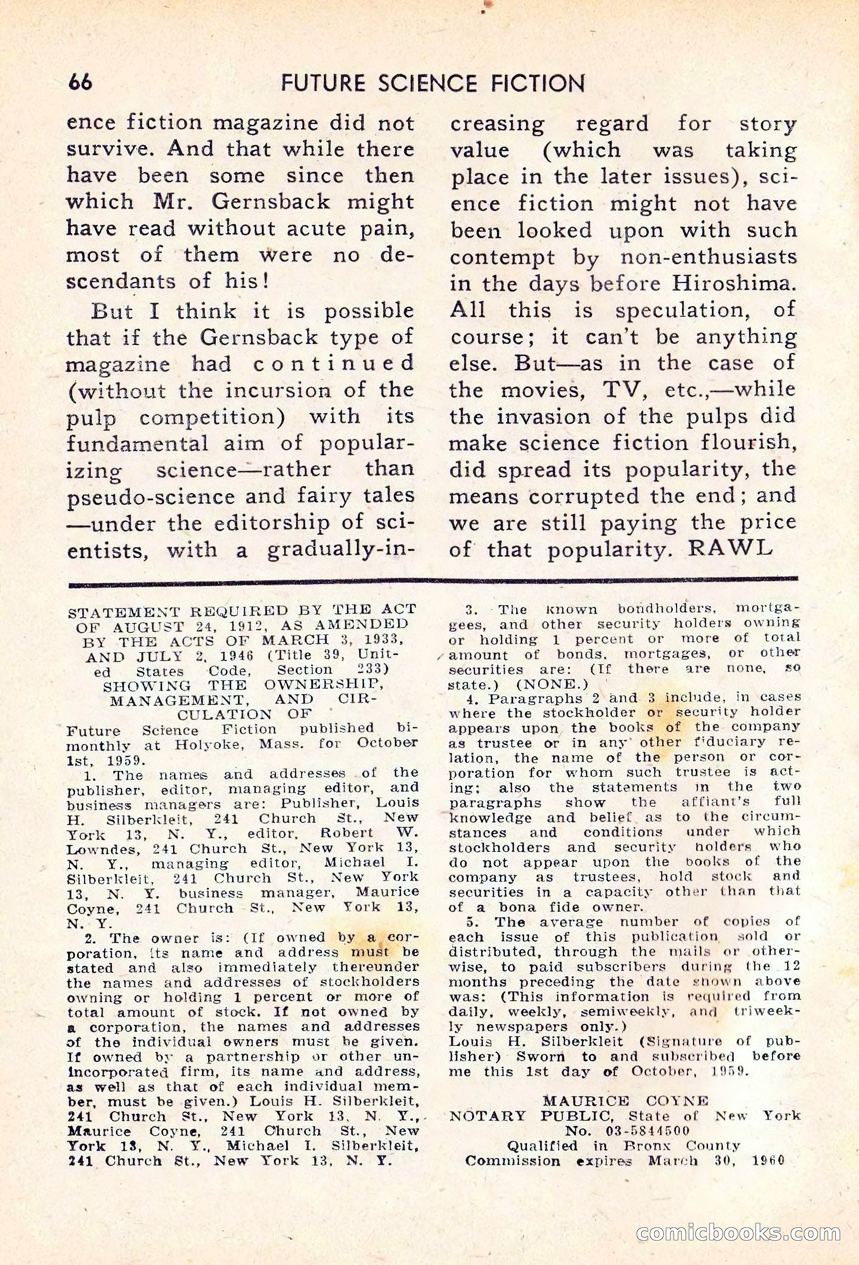 Future Science Fiction #47 — page 67 of 132