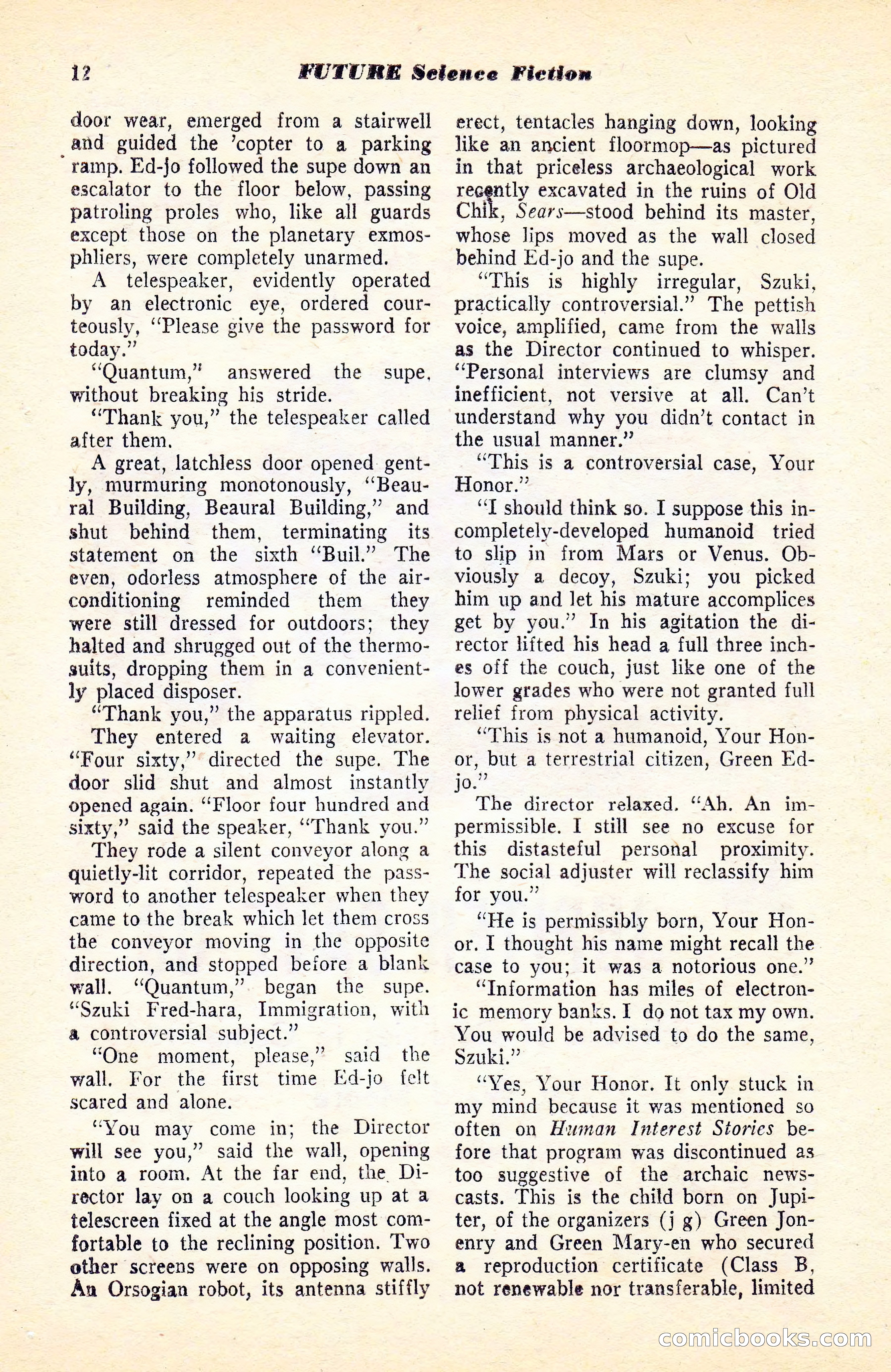 Future Science Fiction, Vol. 4, No. 5 — page 13 of 100