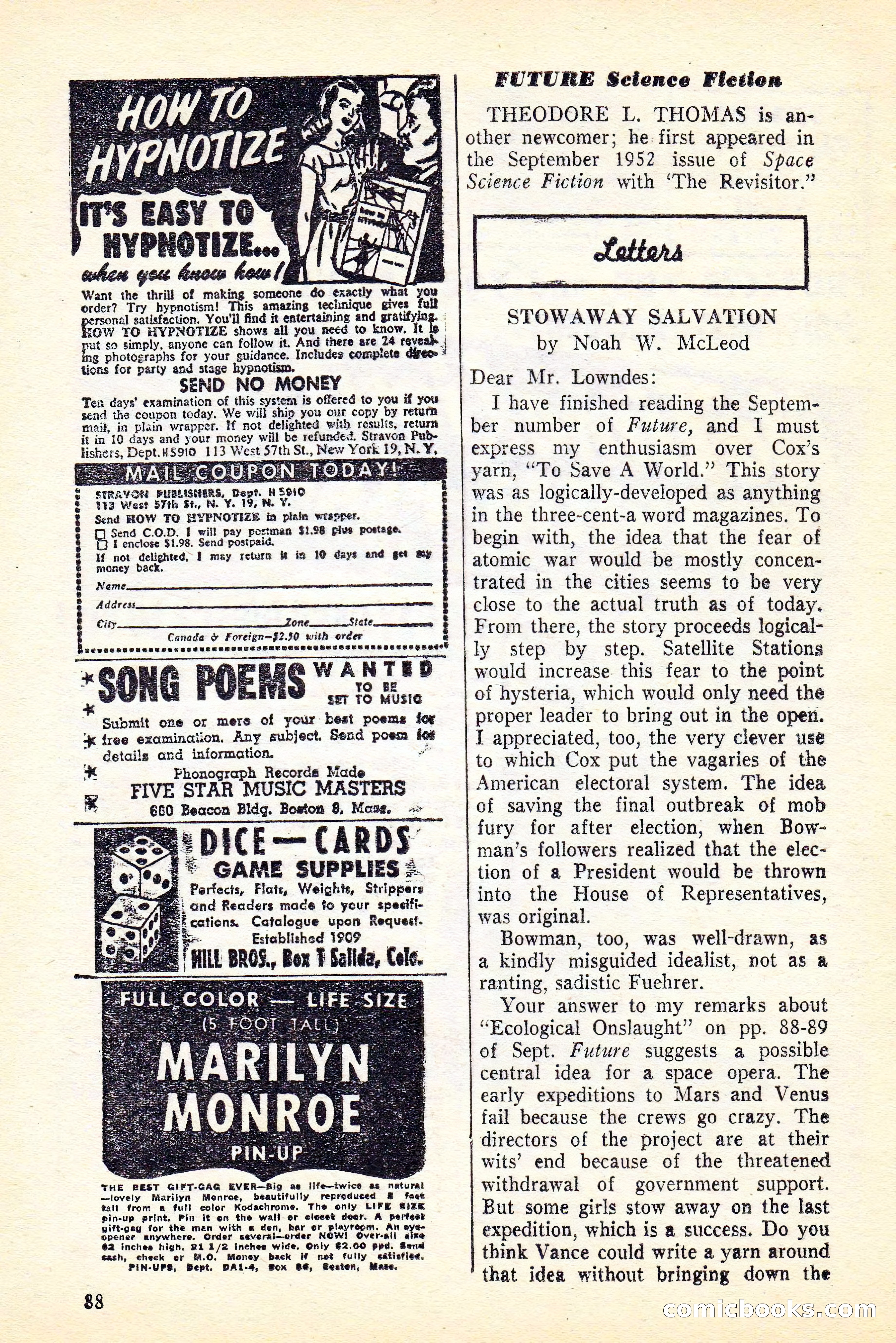 Future Science Fiction, Vol. 4, No. 5 — page 89 of 100