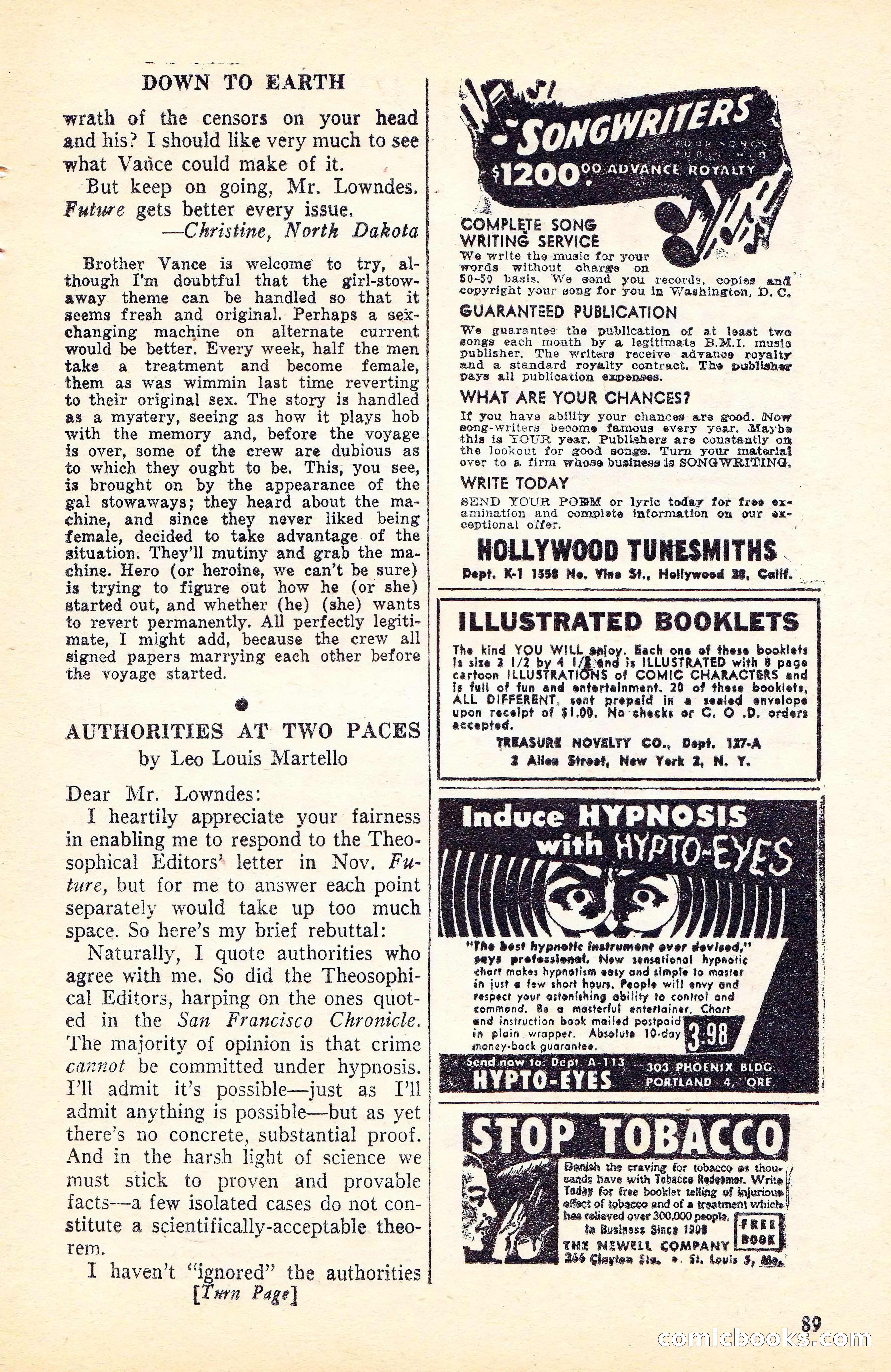 Future Science Fiction, Vol. 4, No. 5 — page 90 of 100