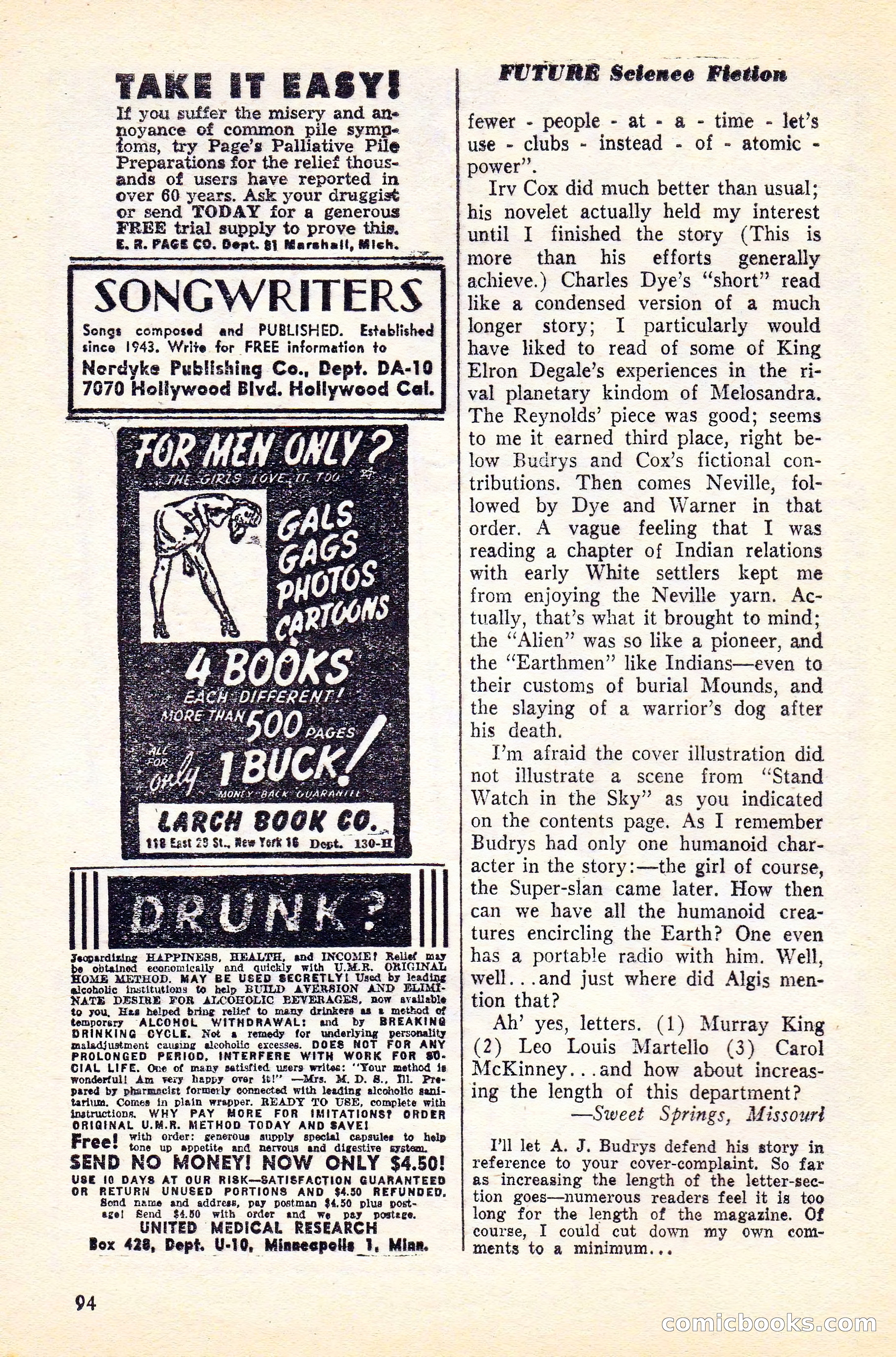 Future Science Fiction, Vol. 4, No. 5 — page 95 of 100
