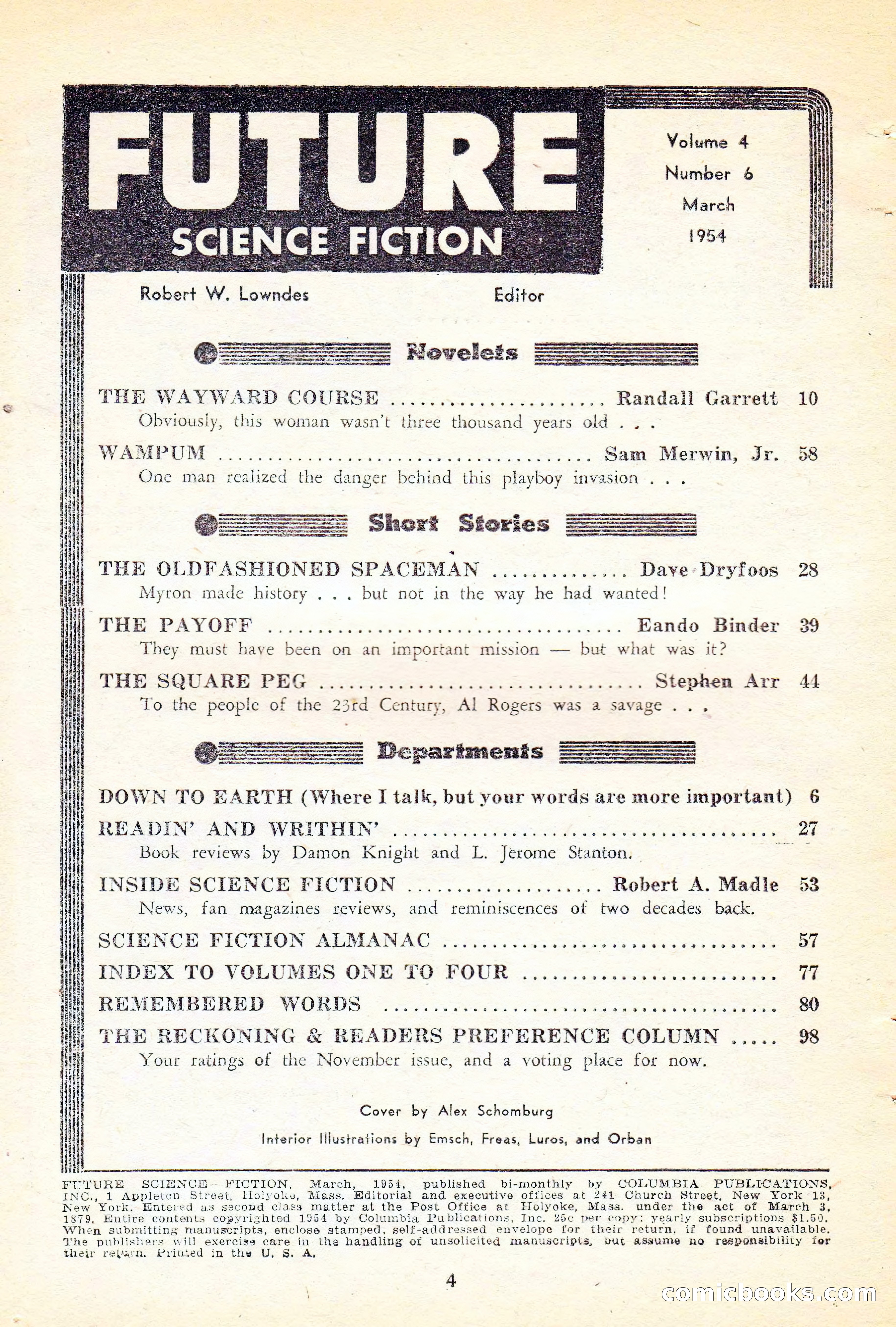 Future Science Fiction, Vol. 4, No. 6 — page 5 of 100