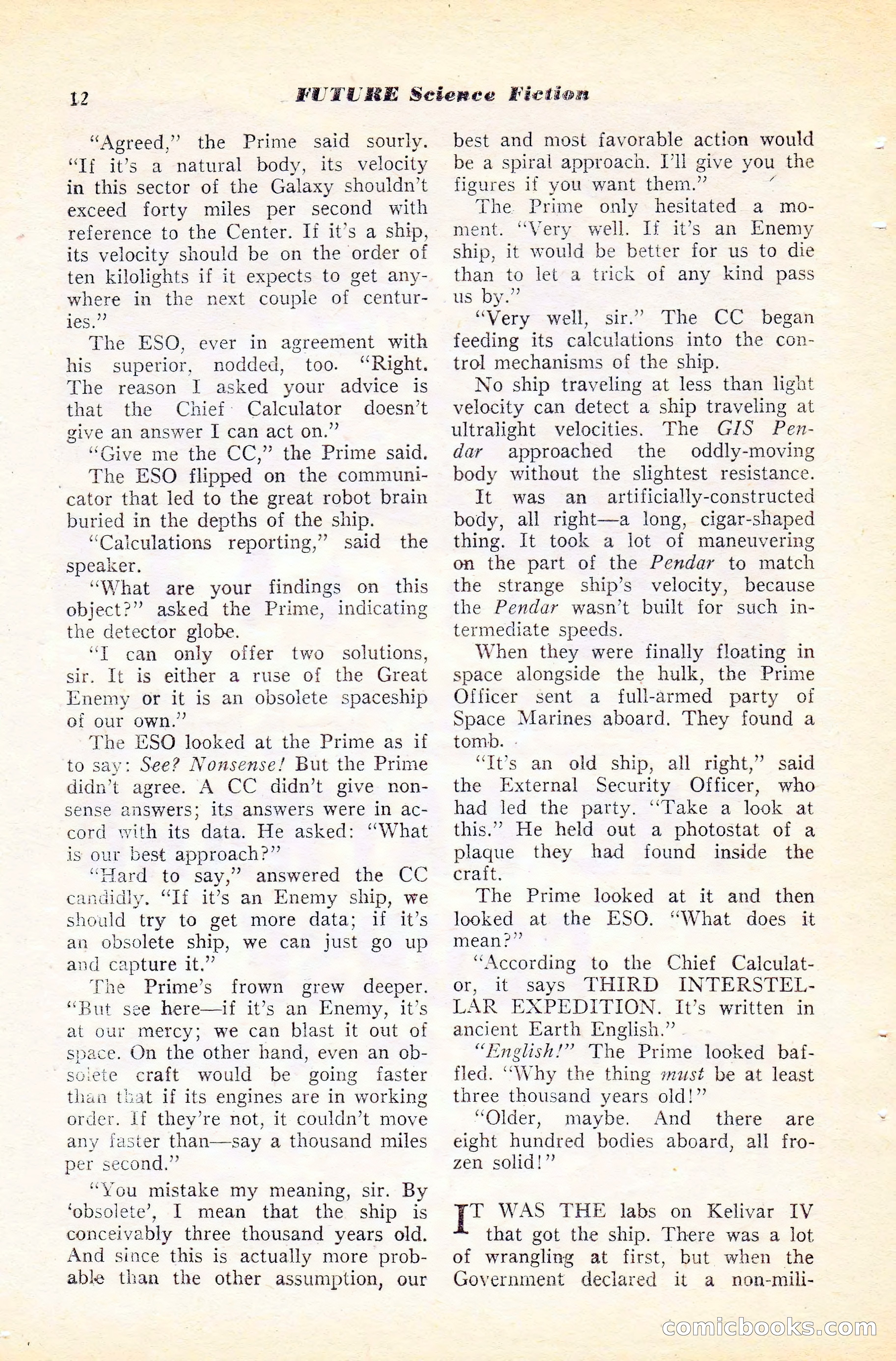 Future Science Fiction, Vol. 4, No. 6 — page 13 of 100