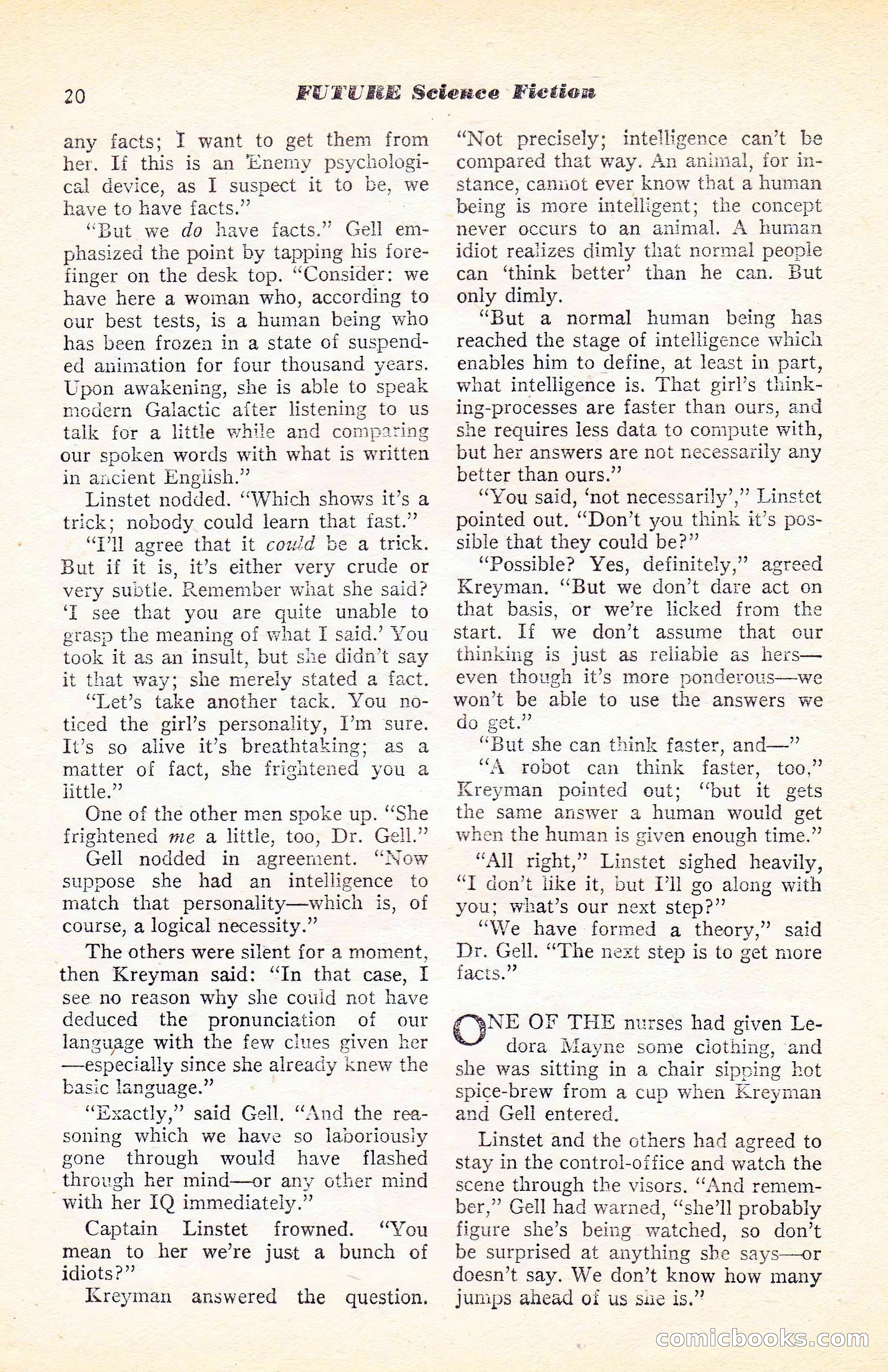 Future Science Fiction, Vol. 4, No. 6 — page 21 of 100