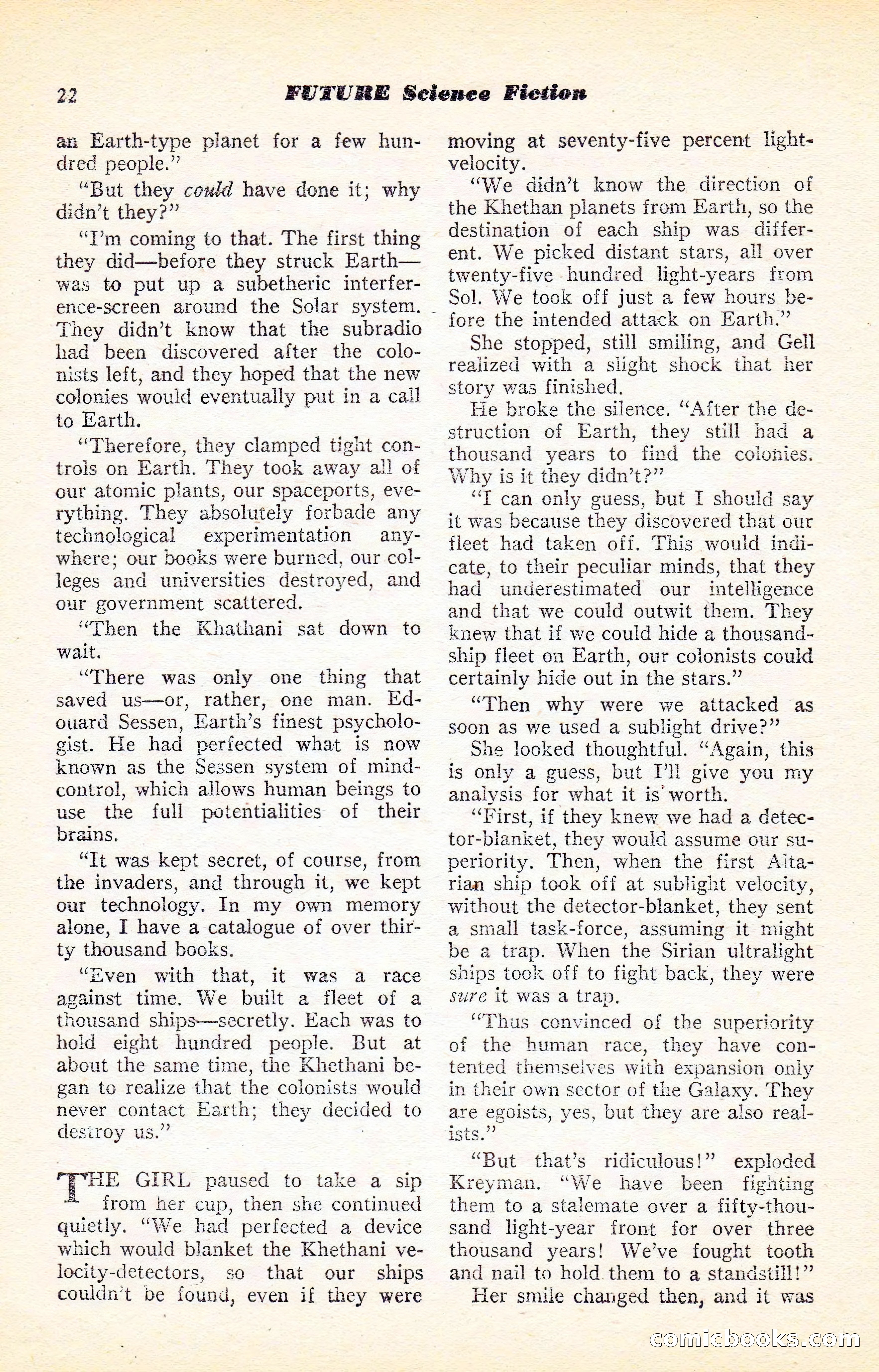 Future Science Fiction, Vol. 4, No. 6 — page 23 of 100