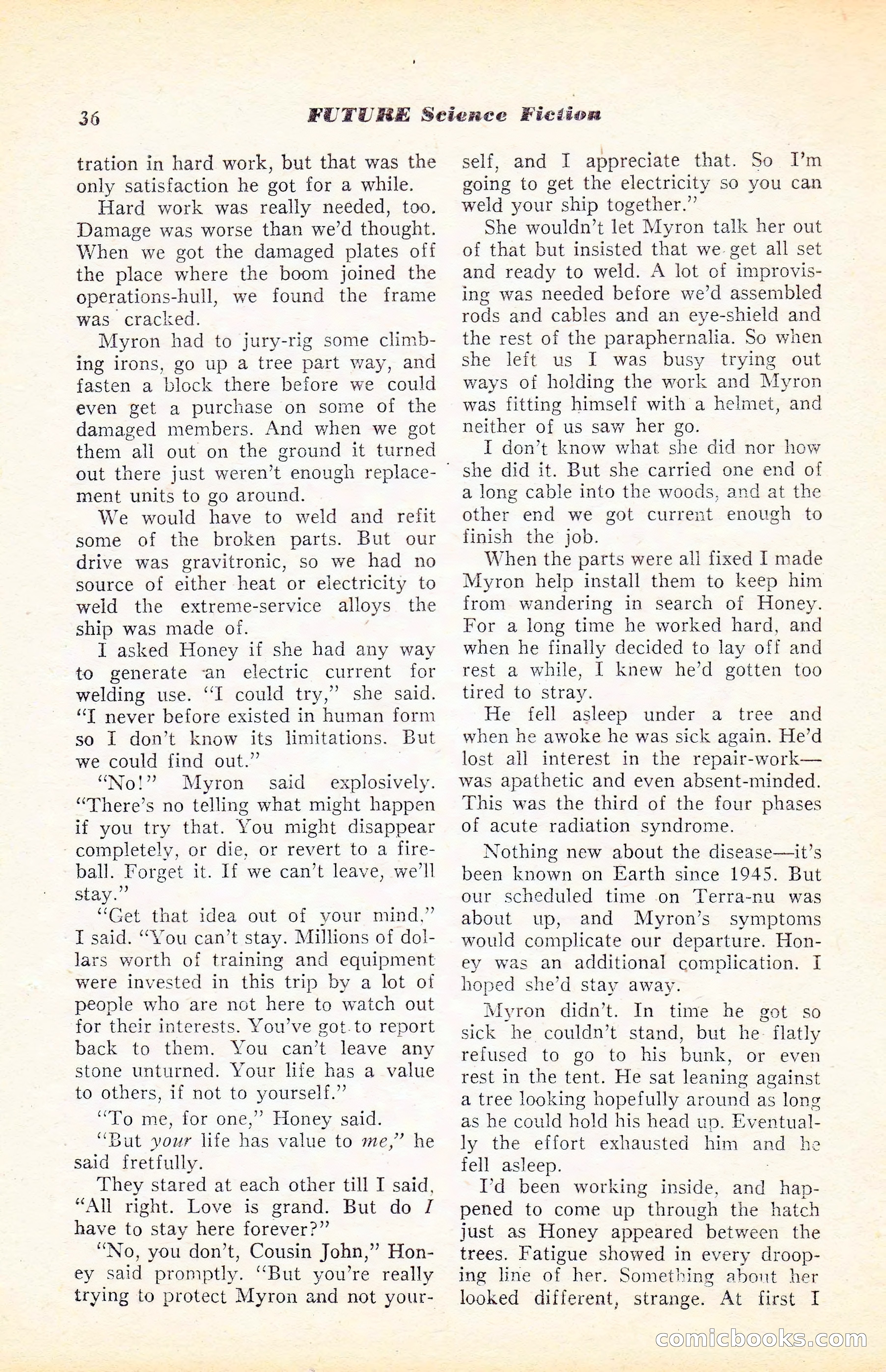 Future Science Fiction, Vol. 4, No. 6 — page 37 of 100