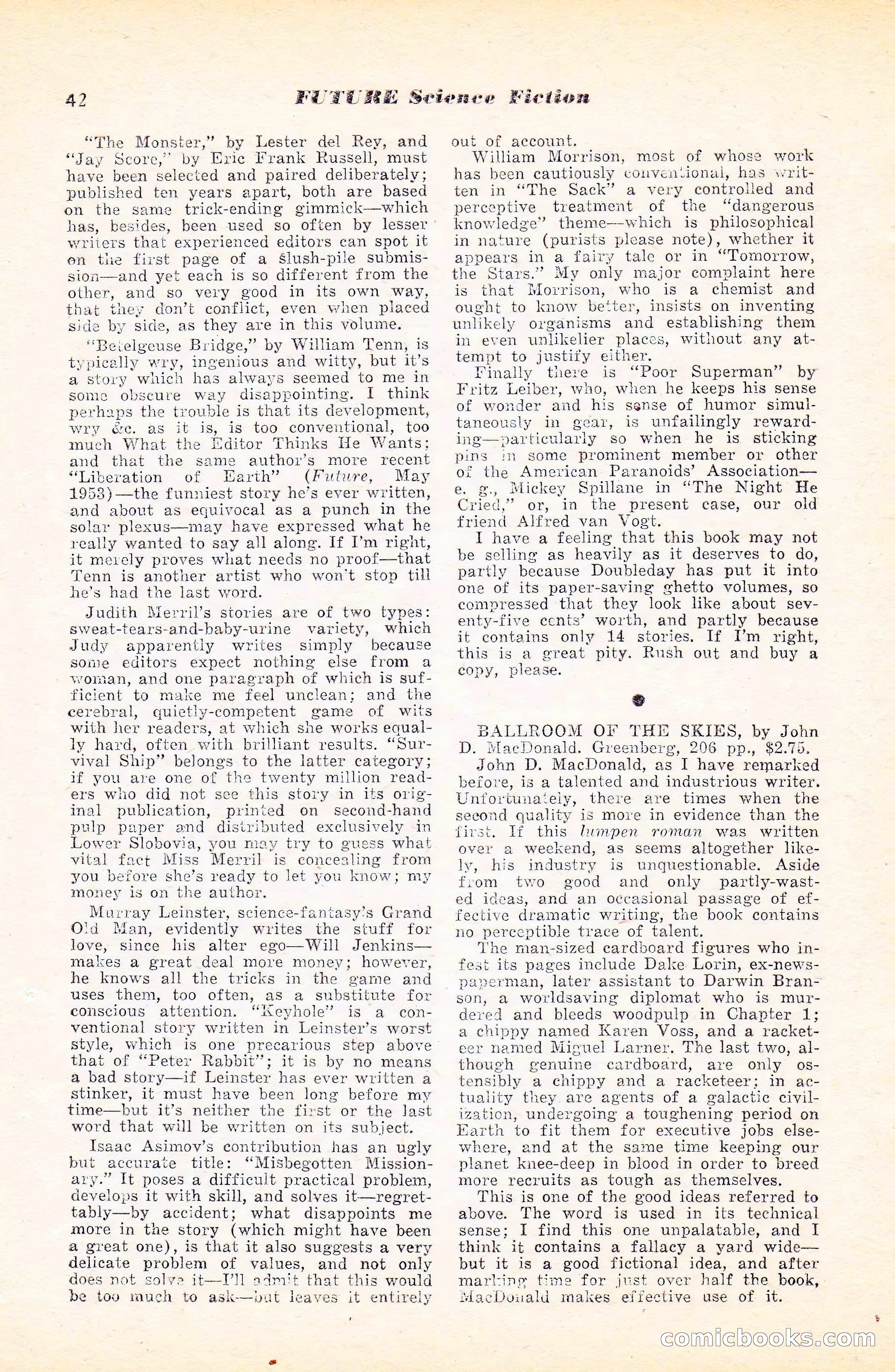 Future Science Fiction, Vol. 4, No. 6 — page 43 of 100