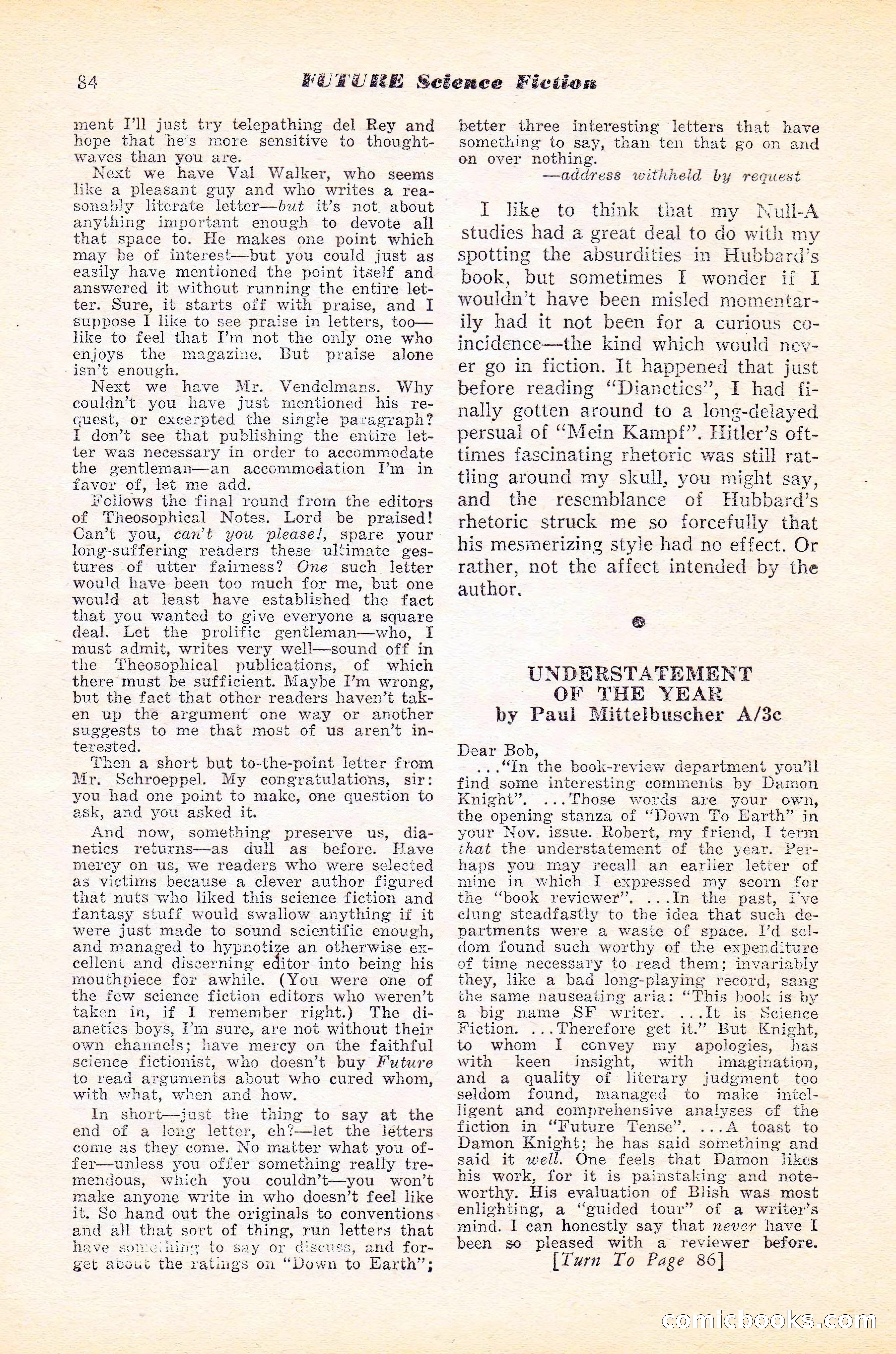 Future Science Fiction, Vol. 4, No. 6 — page 85 of 100