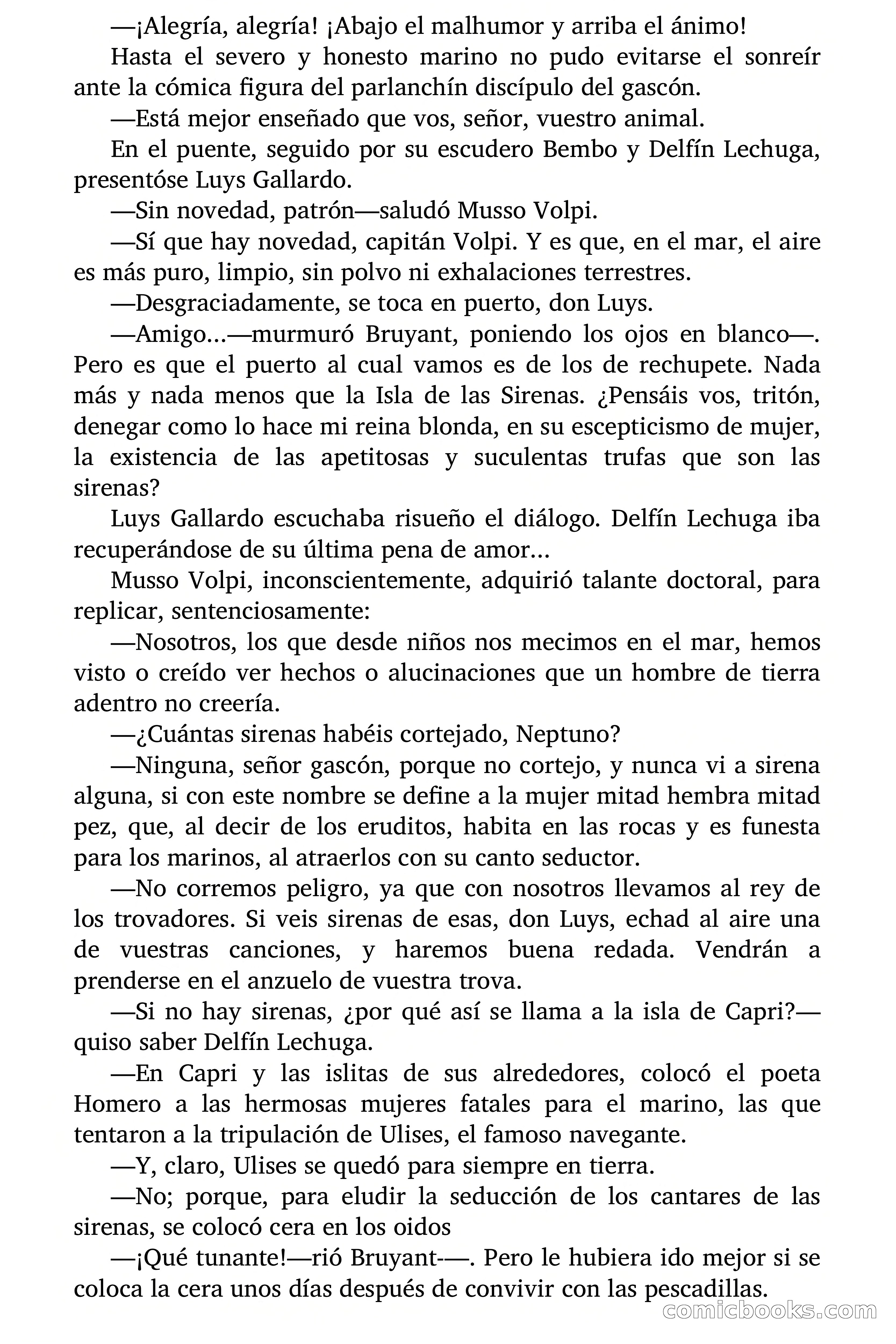 El Galante Aventurero: La isla de las sirenas — page 4 of 83