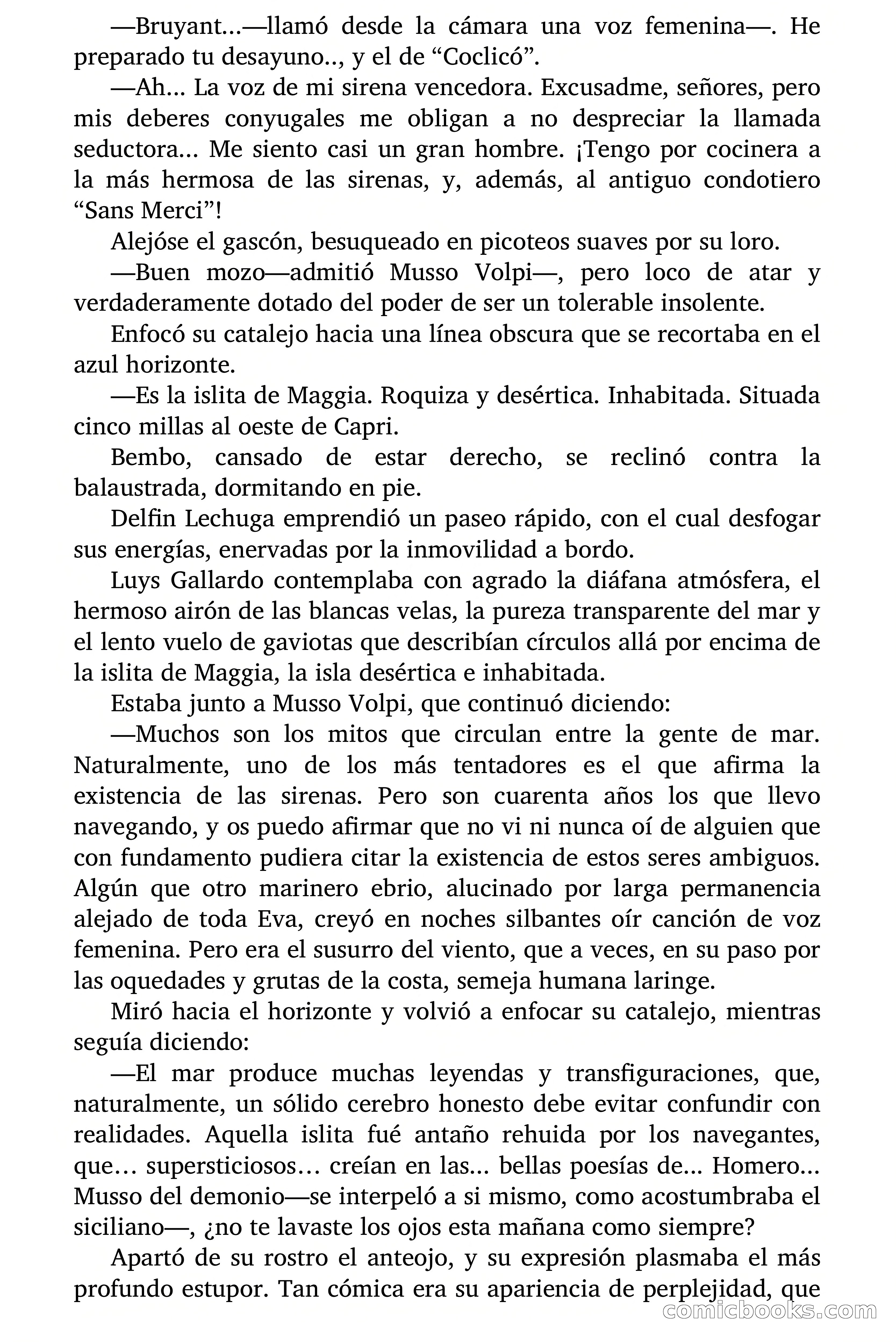 El Galante Aventurero: La isla de las sirenas — page 5 of 83