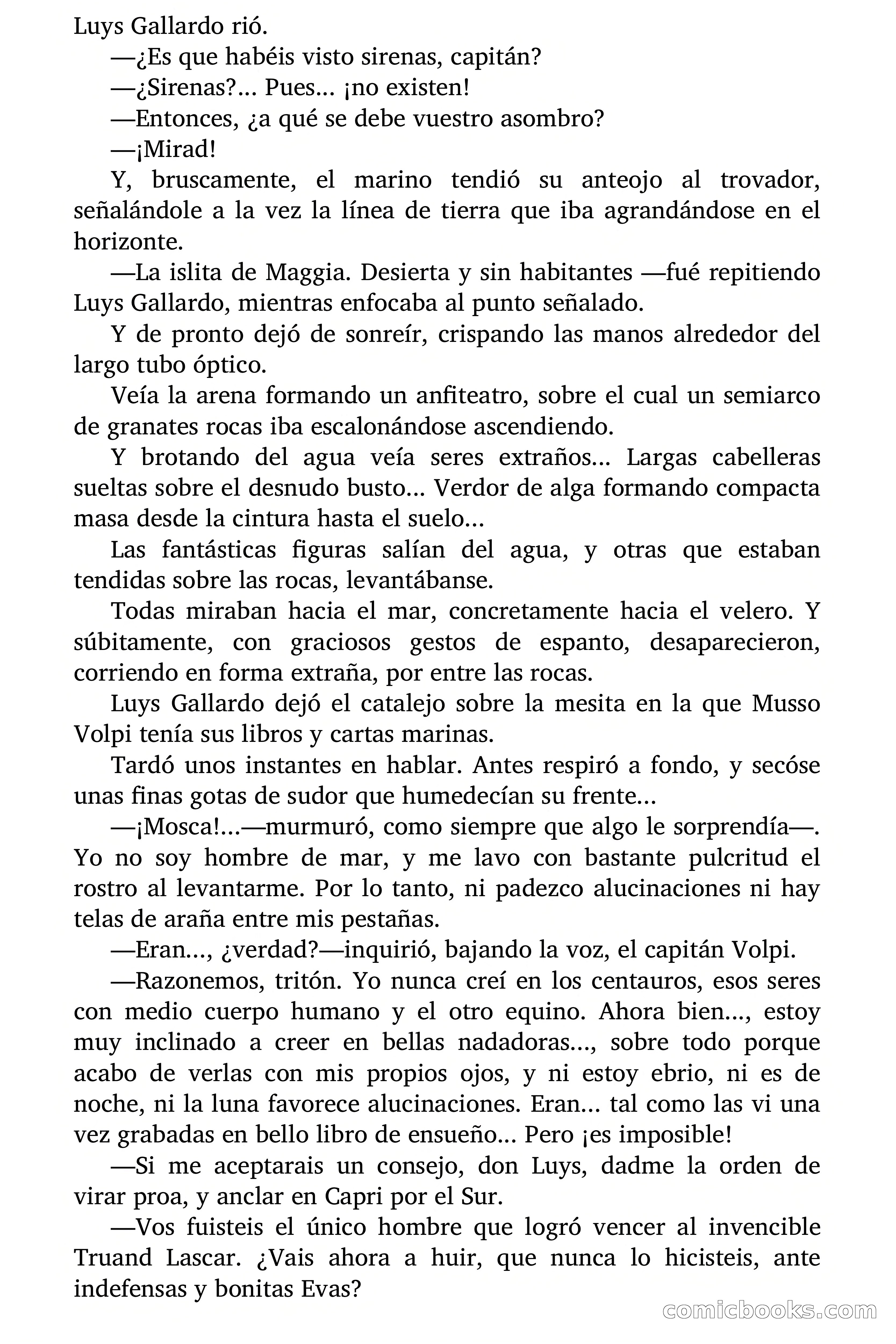 El Galante Aventurero: La isla de las sirenas — page 6 of 83