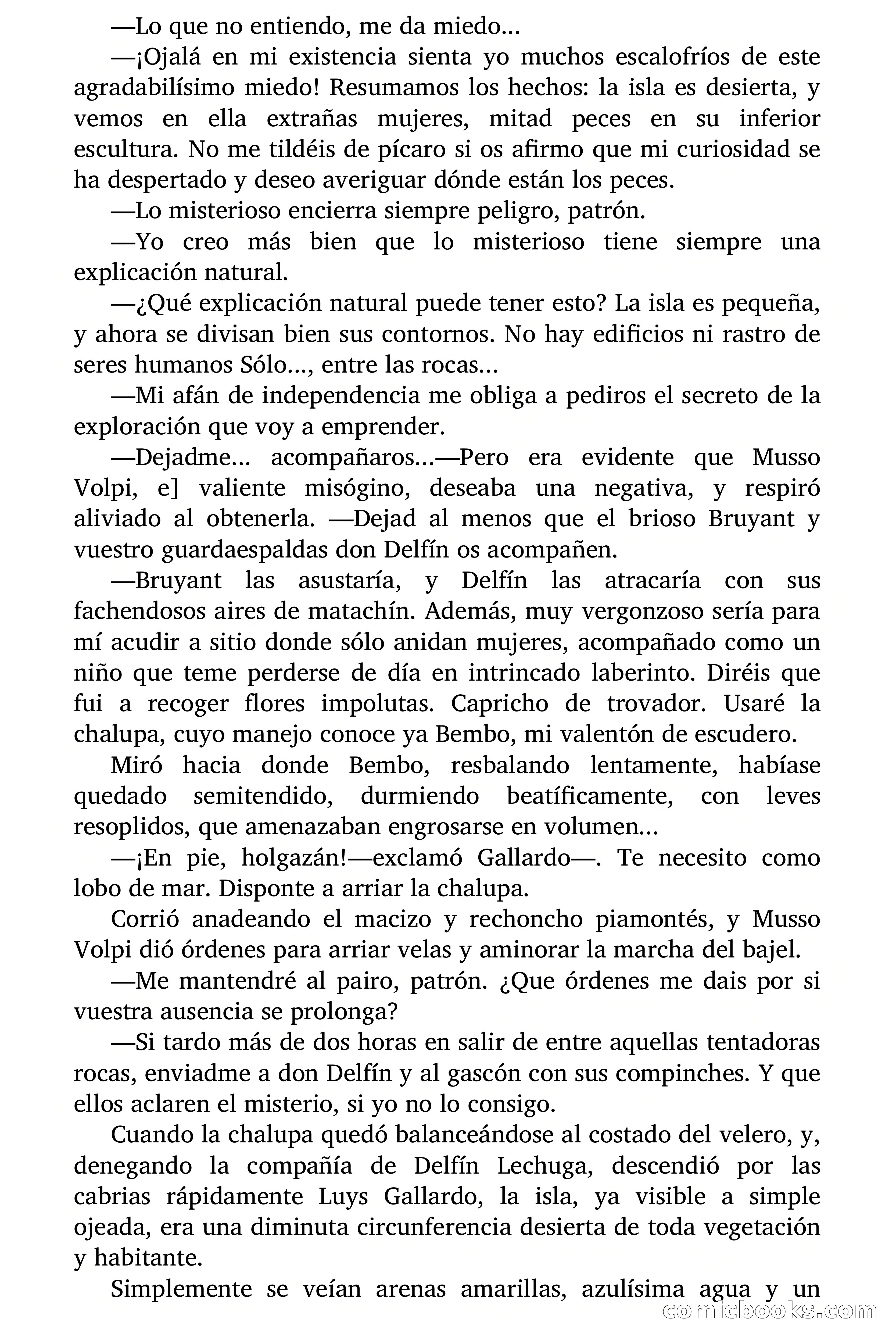 El Galante Aventurero: La isla de las sirenas — page 7 of 83