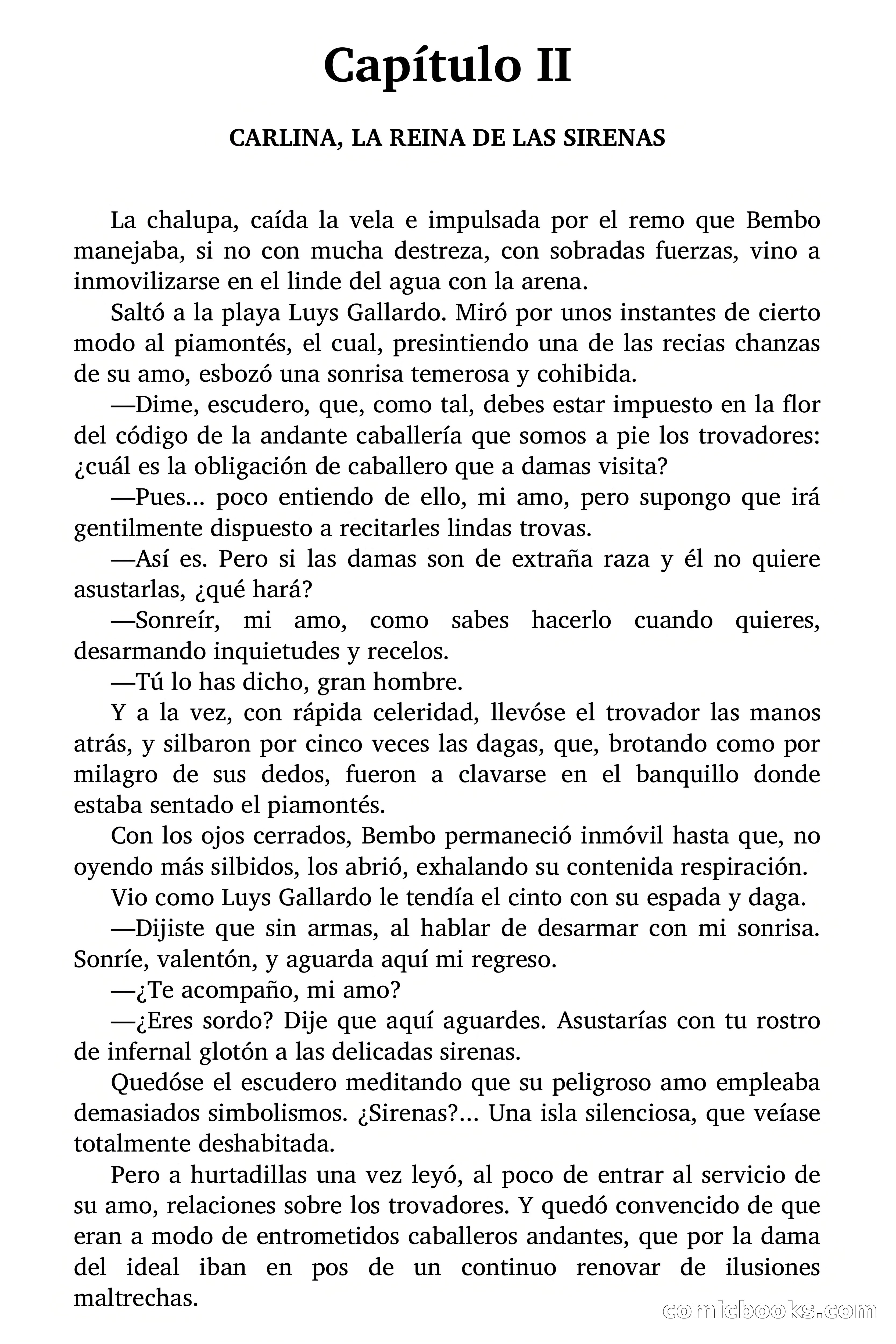 El Galante Aventurero: La isla de las sirenas — page 9 of 83