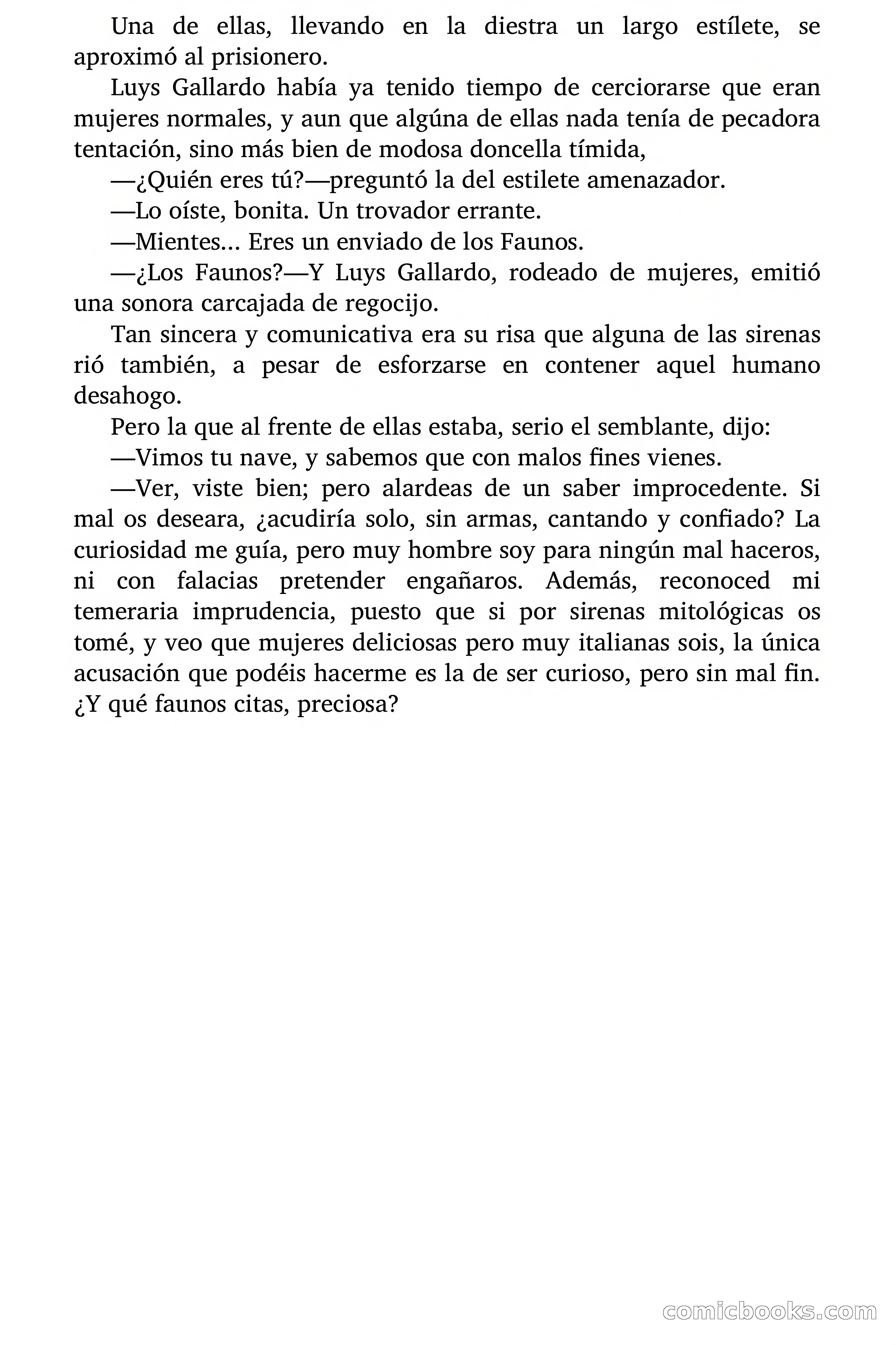 El Galante Aventurero: La isla de las sirenas — page 11 of 83