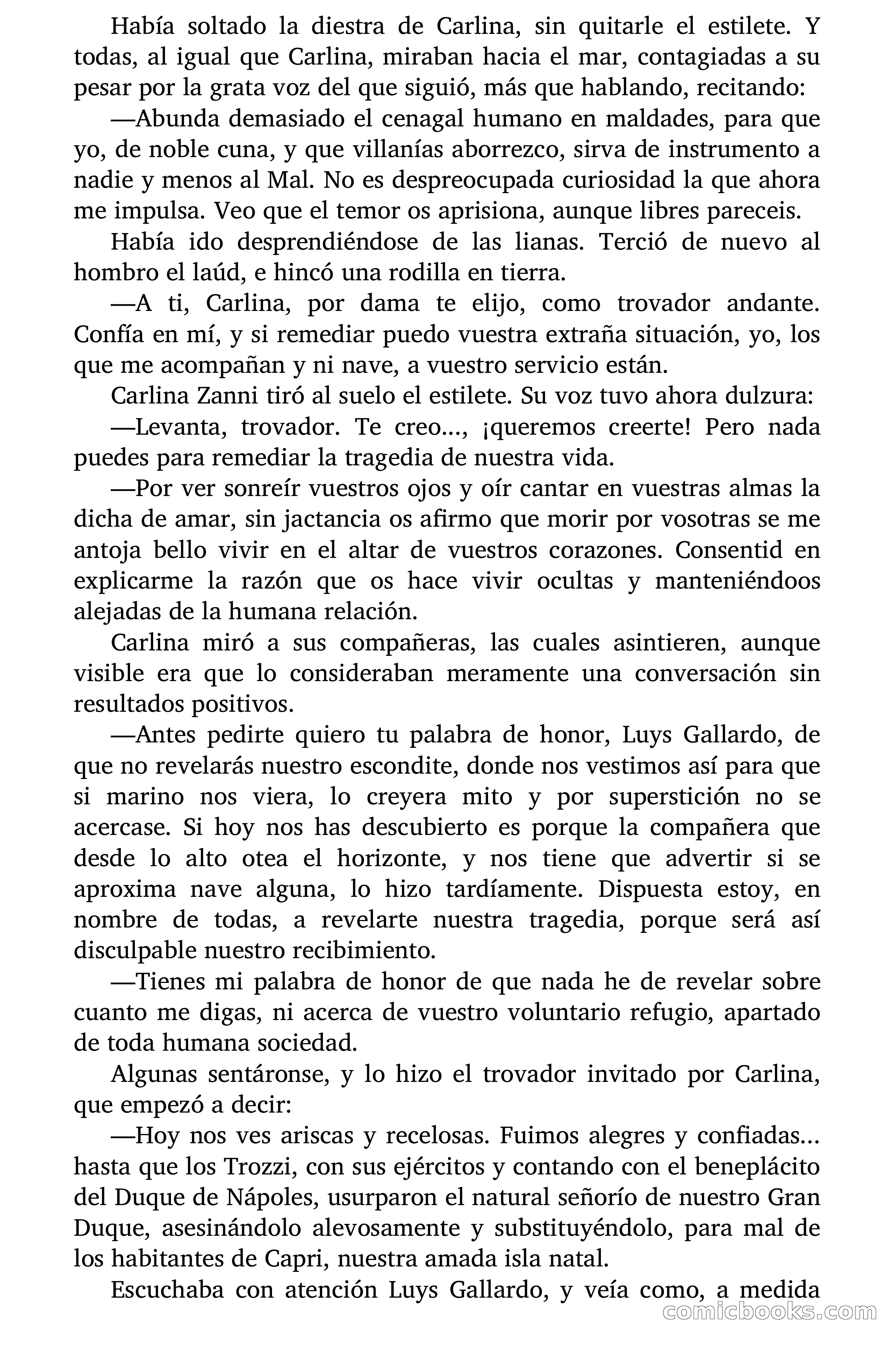 El Galante Aventurero: La isla de las sirenas — page 15 of 83