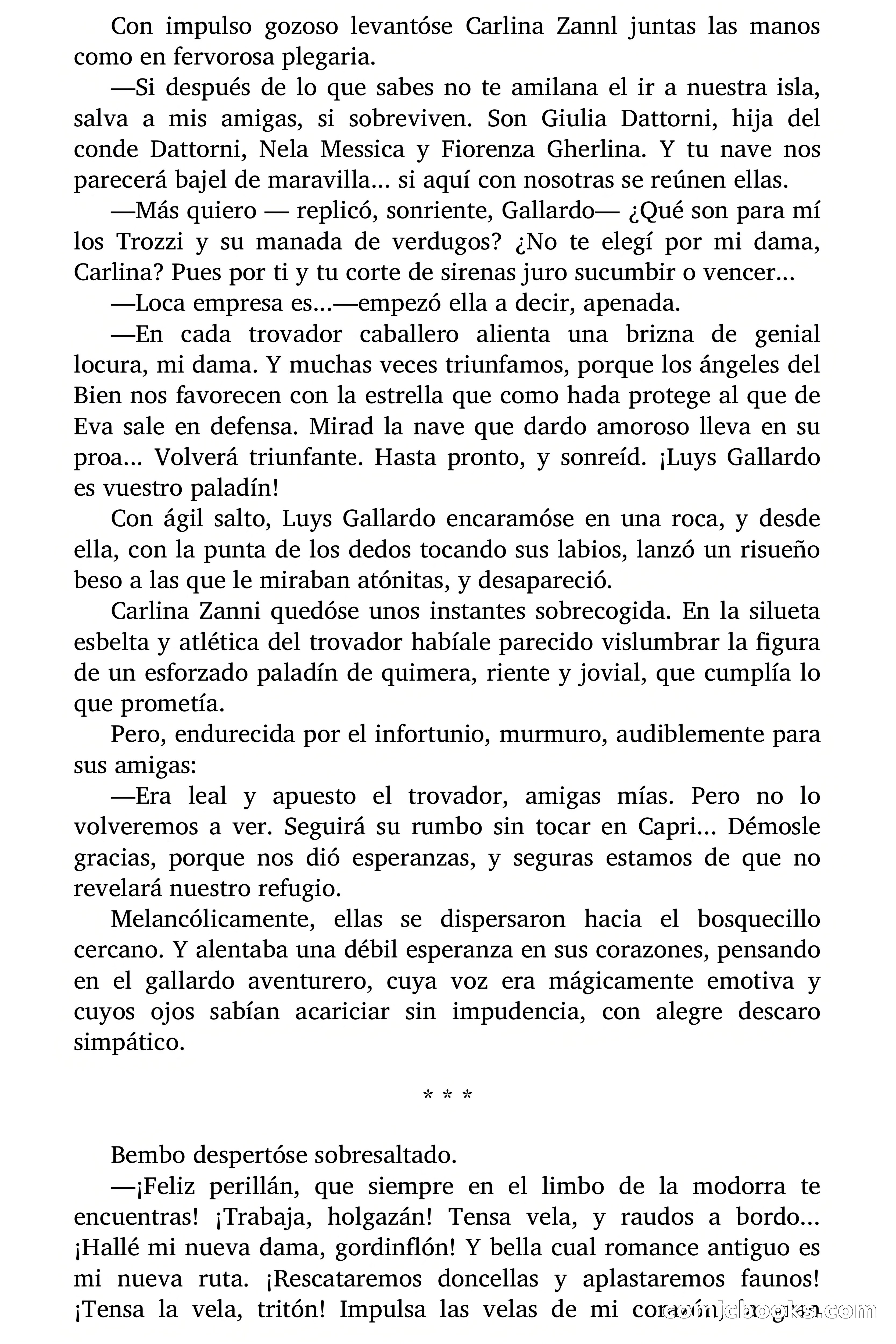 El Galante Aventurero: La isla de las sirenas — page 17 of 83
