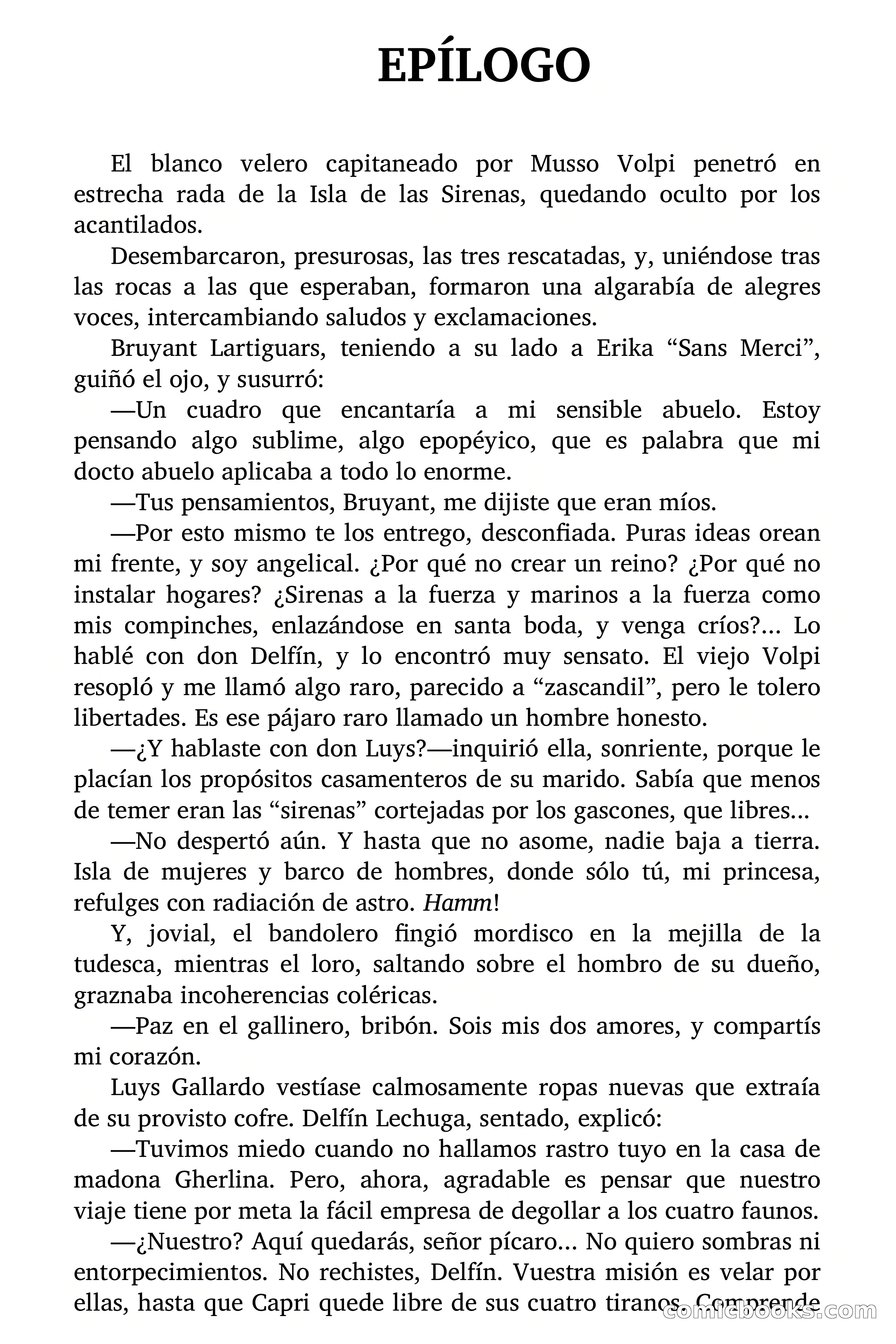 El Galante Aventurero: La isla de las sirenas — page 81 of 83