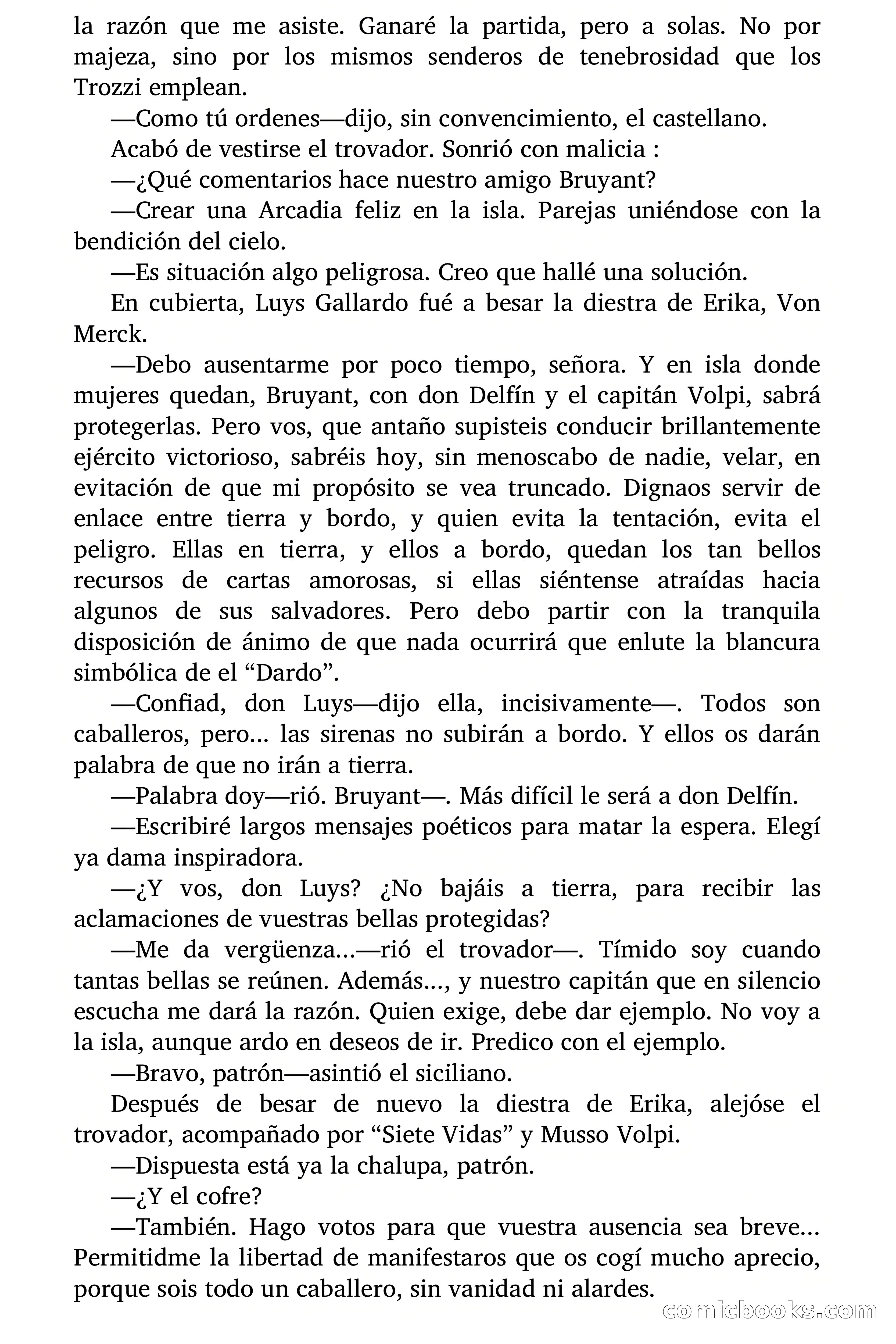 El Galante Aventurero: La isla de las sirenas — page 82 of 83