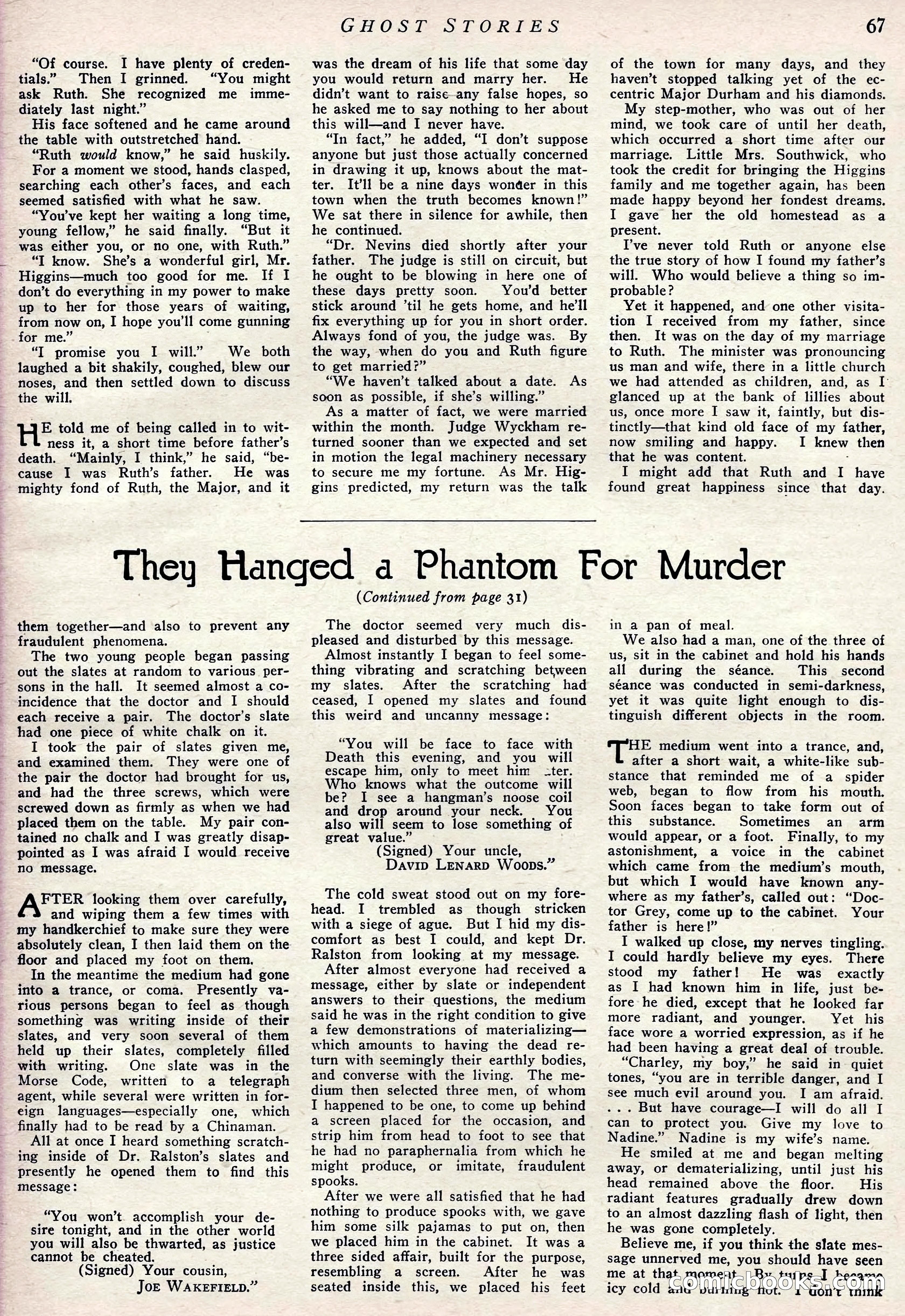 Ghost Stories, January 1927 — page 56 of 88