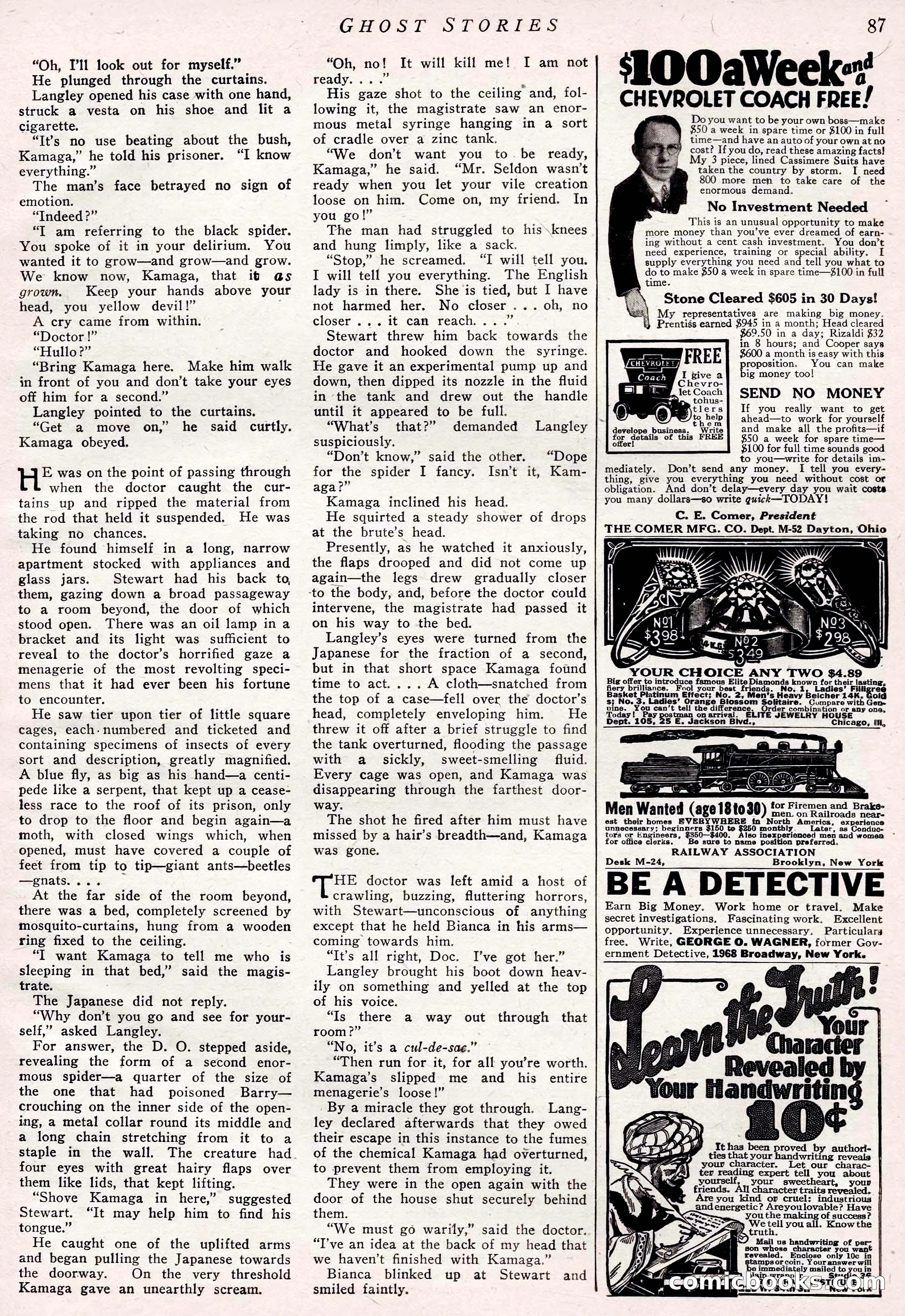 Ghost Stories, January 1927 — page 76 of 88