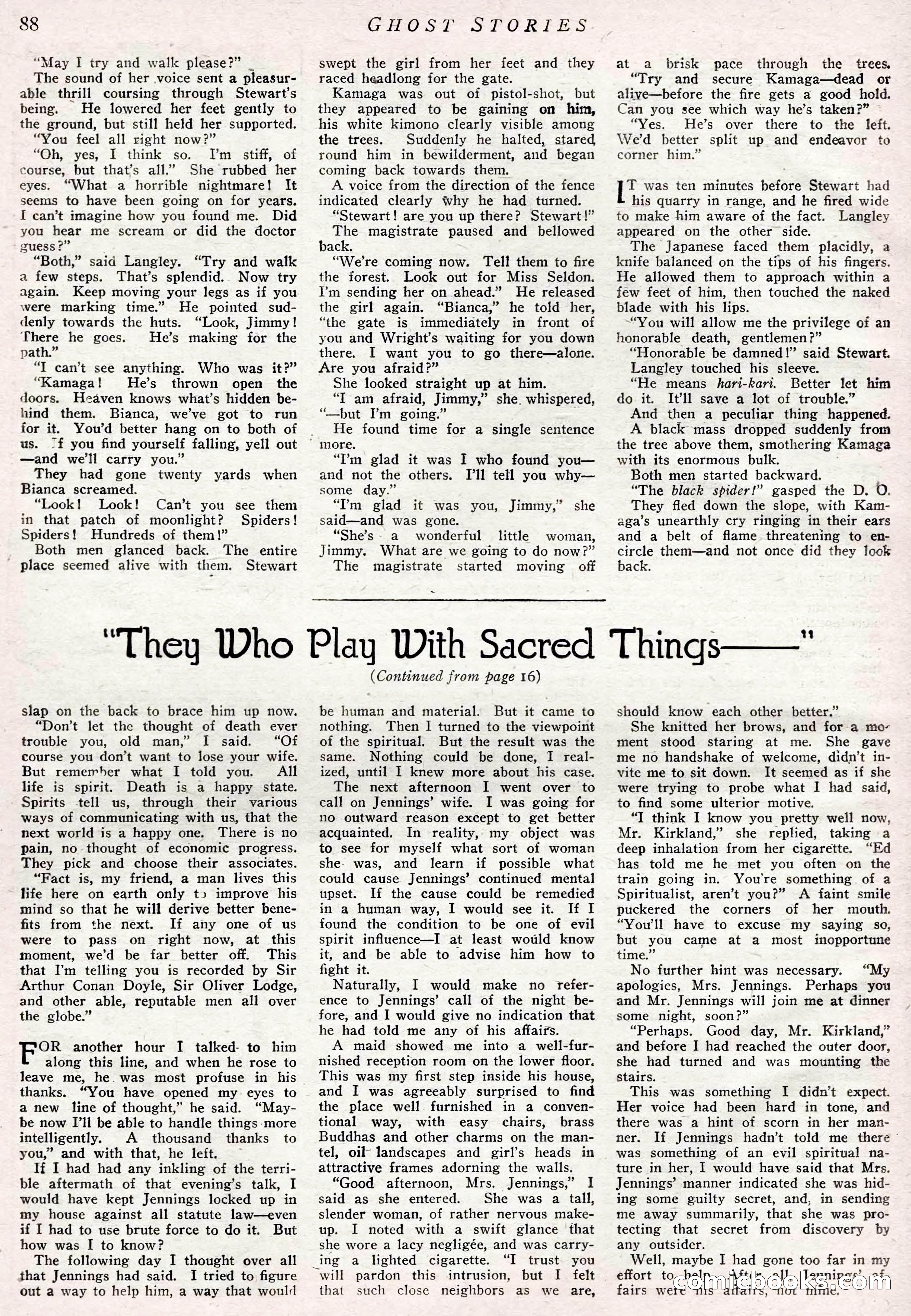 Ghost Stories, January 1927 — page 77 of 88