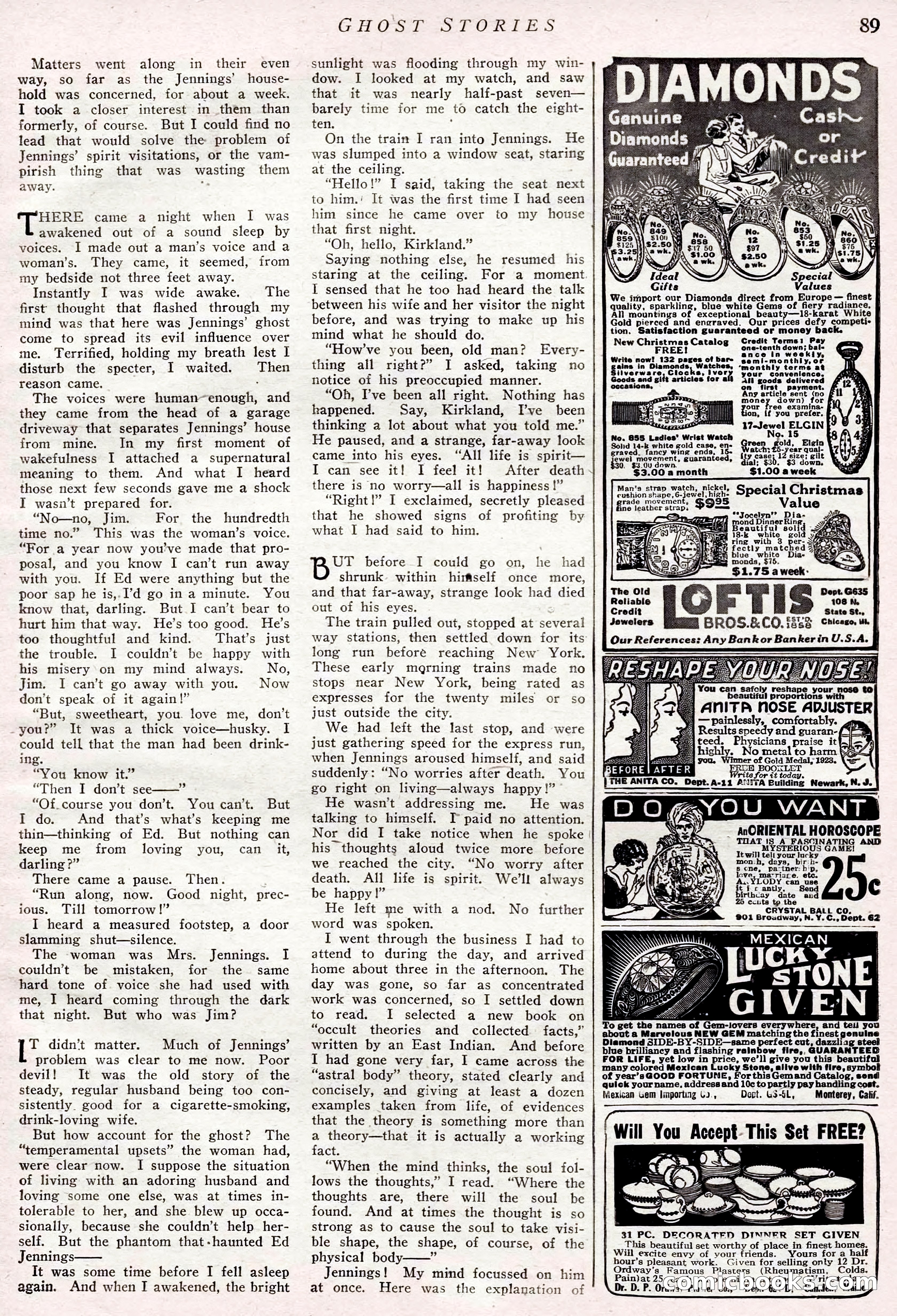 Ghost Stories, January 1927 — page 78 of 88
