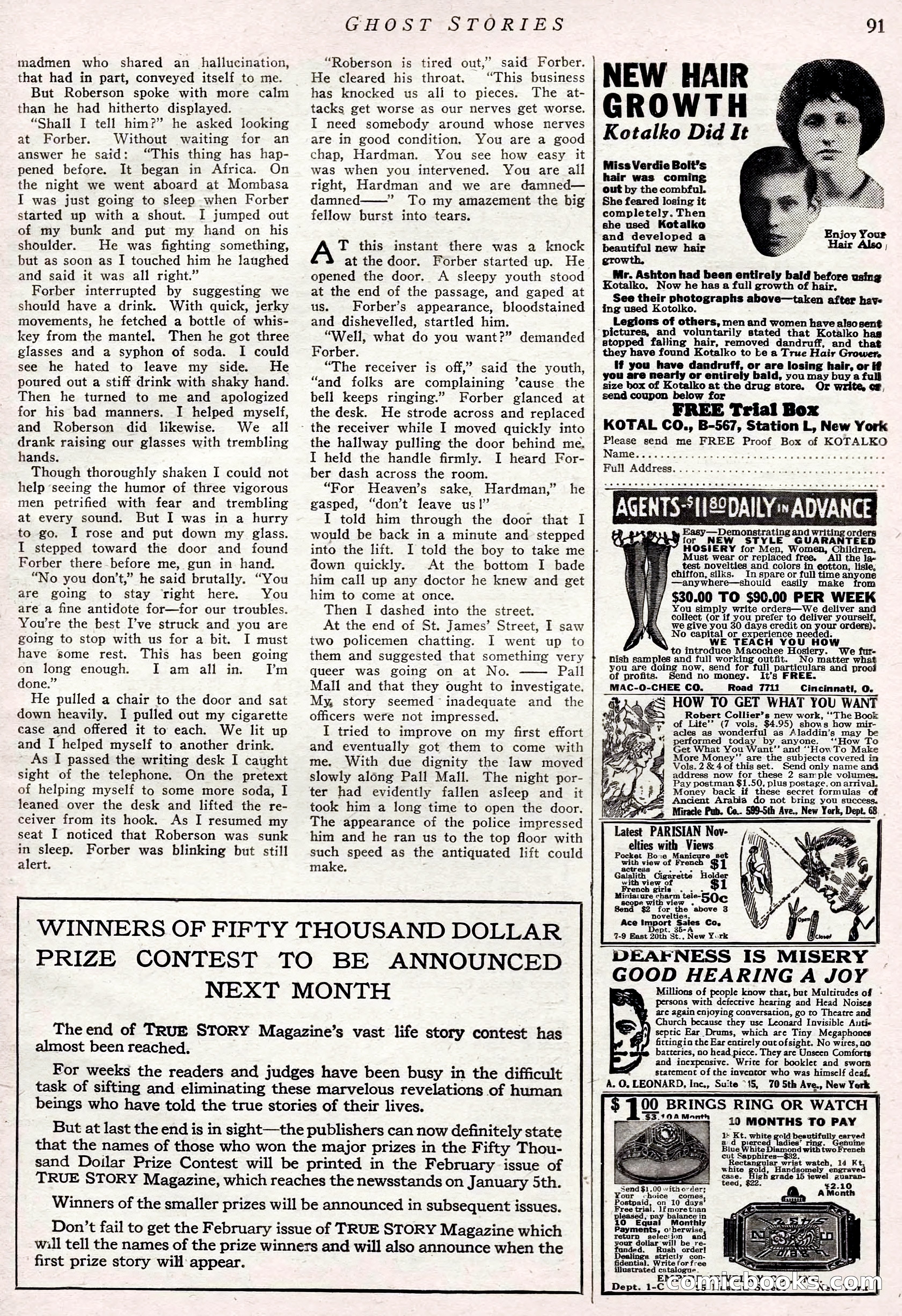 Ghost Stories, January 1927 — page 80 of 88