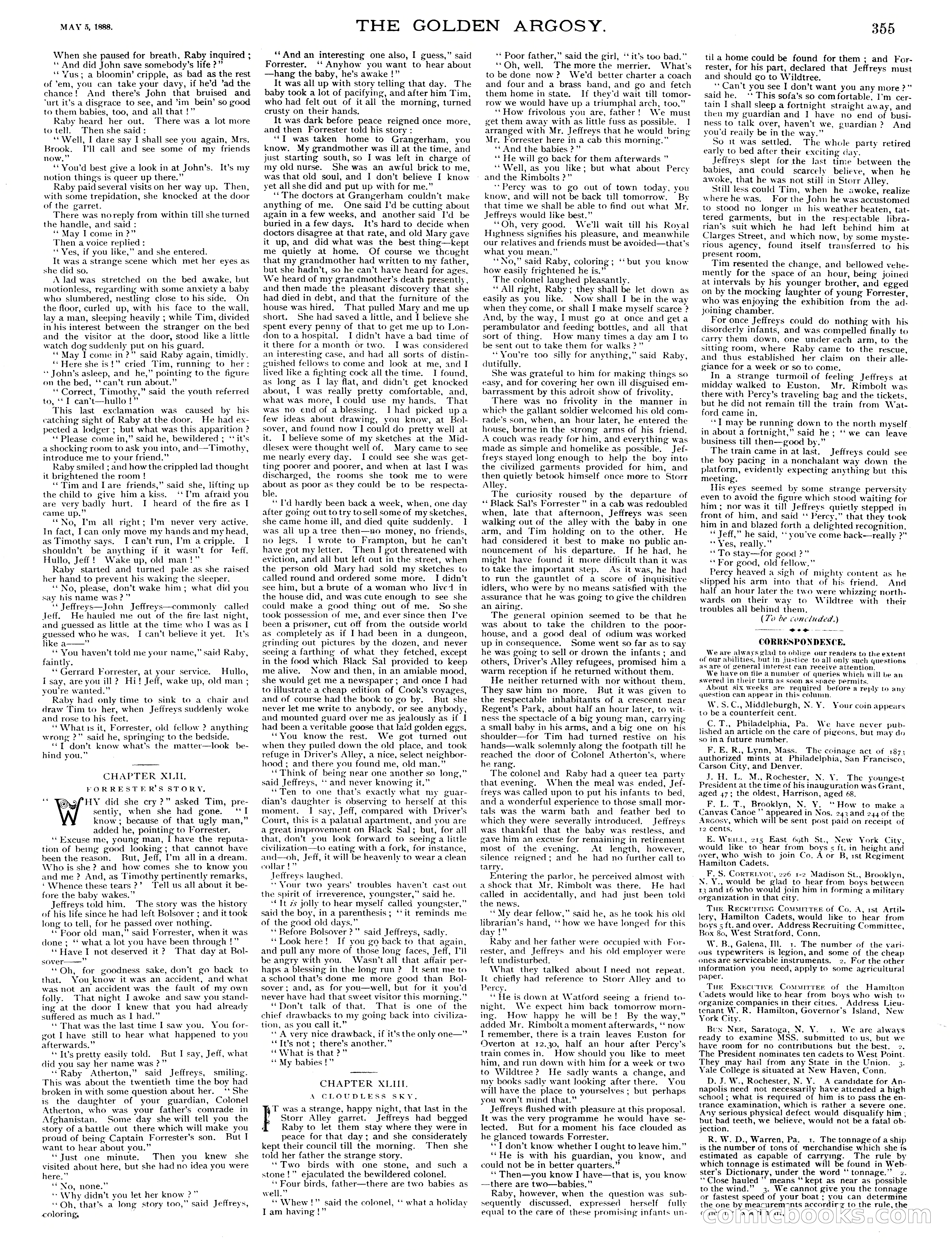 Golden Argosy, Vol. VI No. 23 — page 3 of 16
