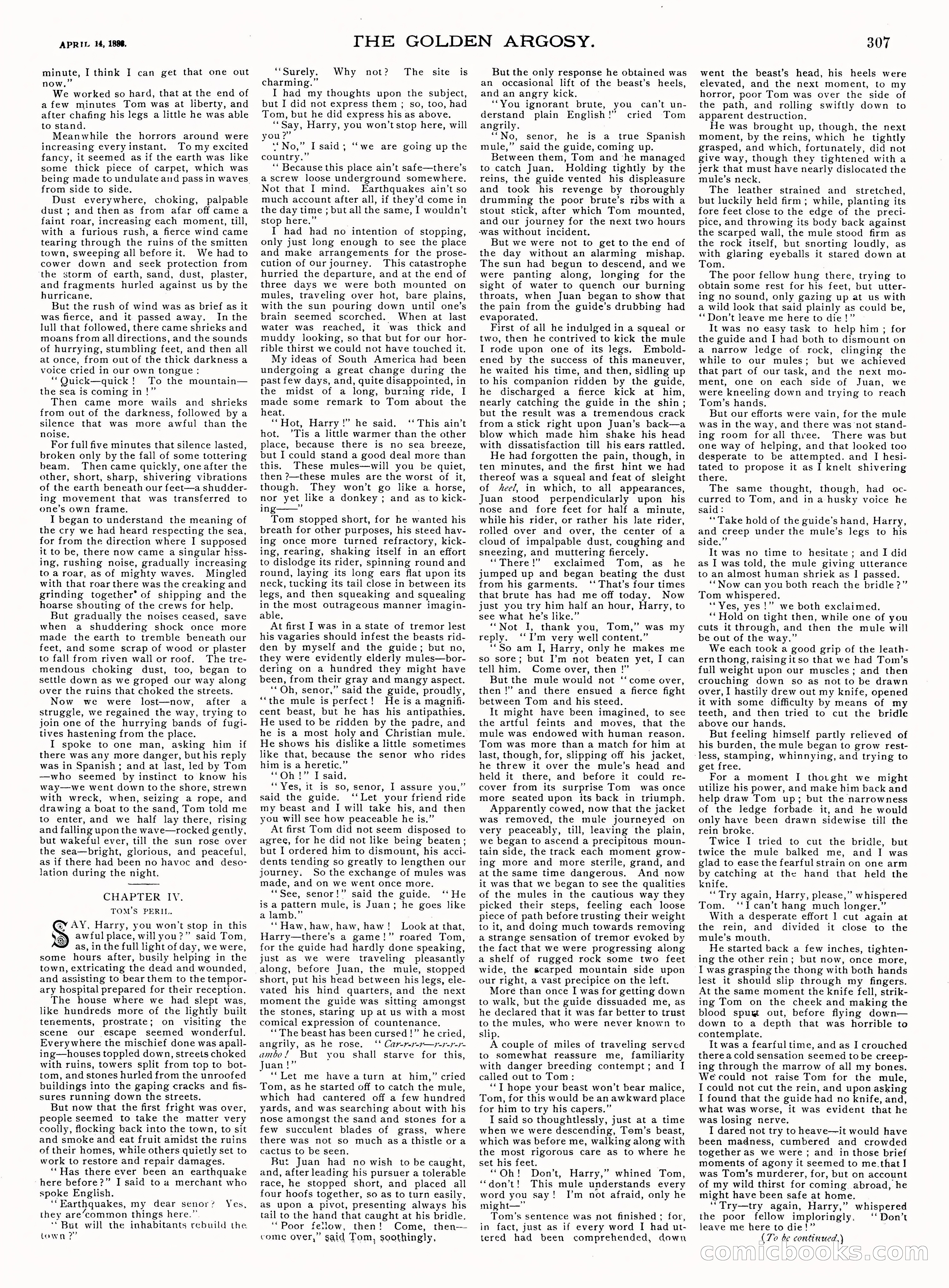 Golden Argosy Magazine, Vol. VI No. 20 — page 3 of 17