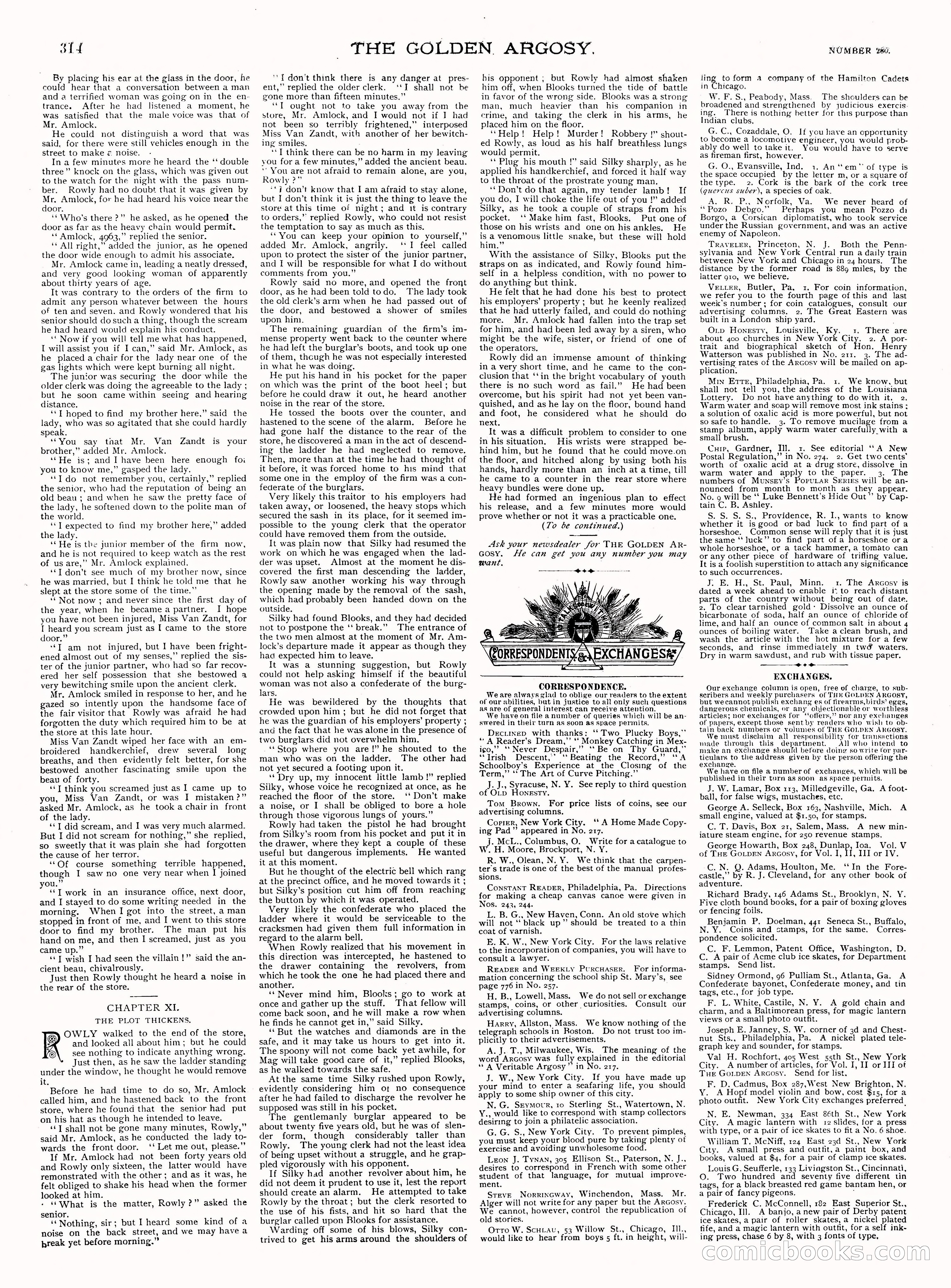 Golden Argosy Magazine, Vol. VI No. 20 — page 10 of 17