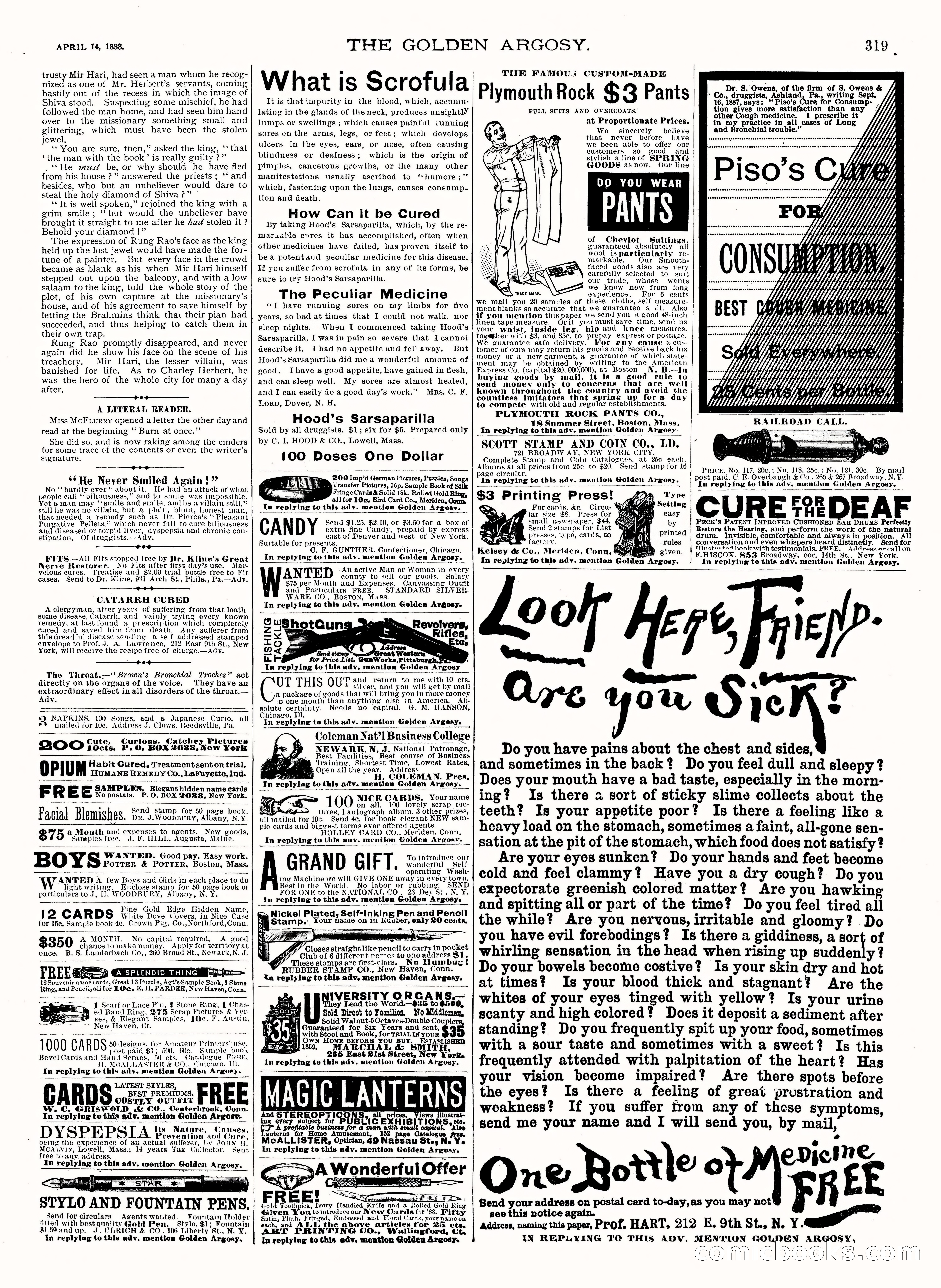 Golden Argosy Magazine, Vol. VI No. 20 — page 15 of 17